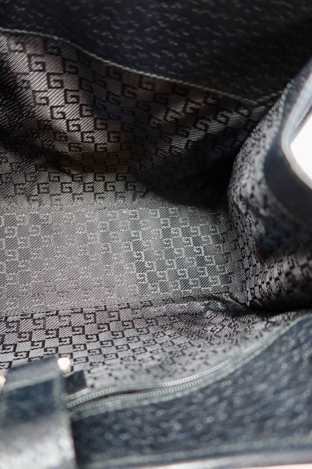 Gucci Jackie Black Leather