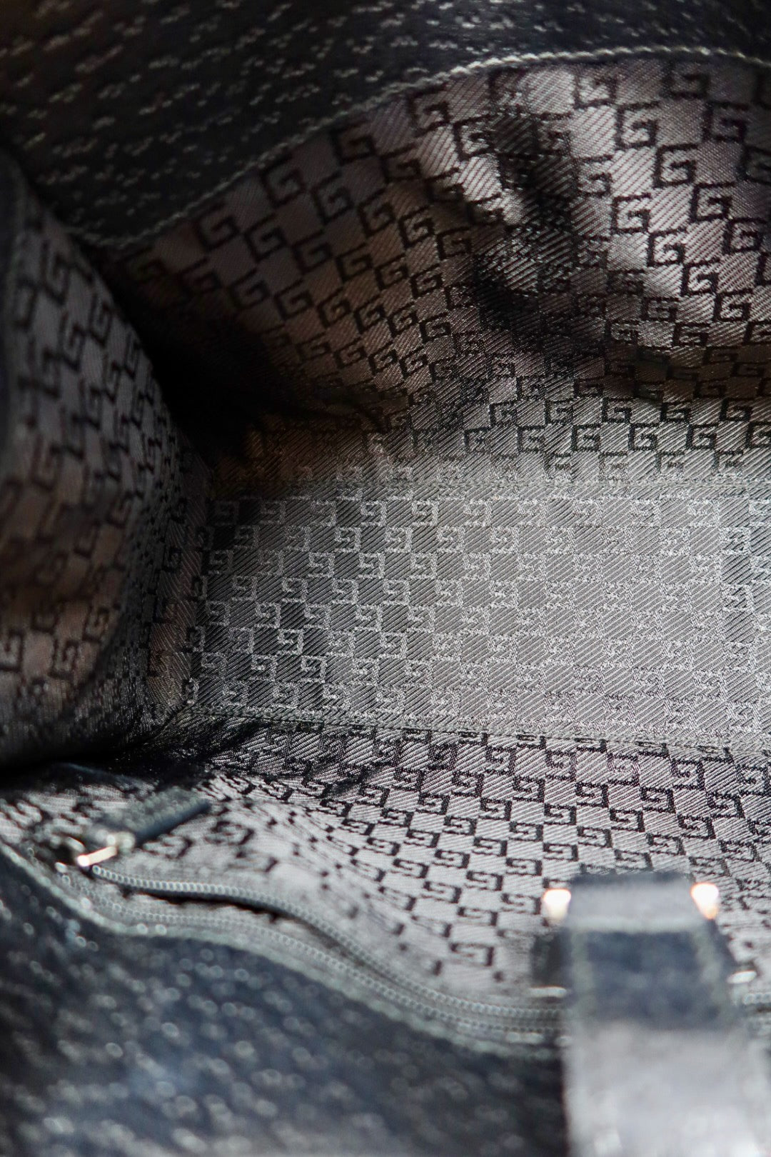 Gucci Jackie Black Leather