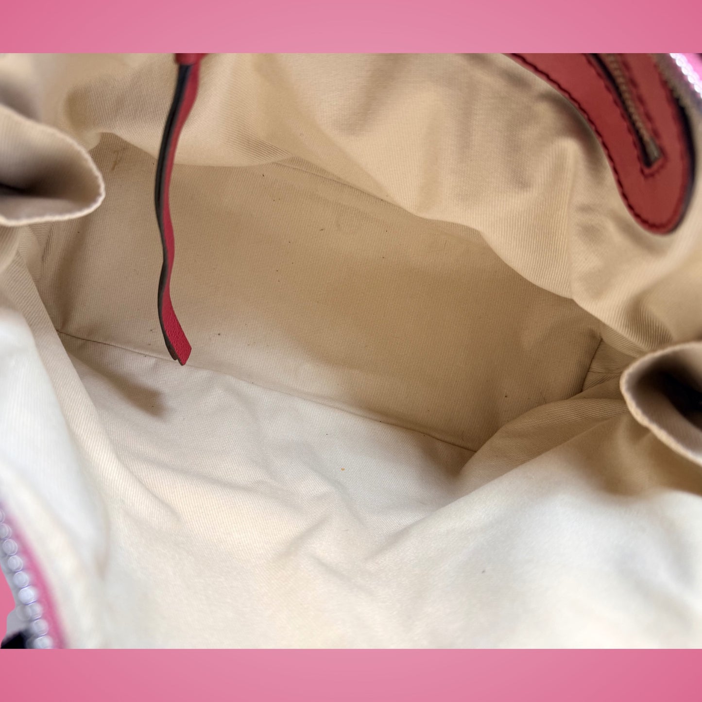 Chloe Pink Leather Kerala Top Handle Bag