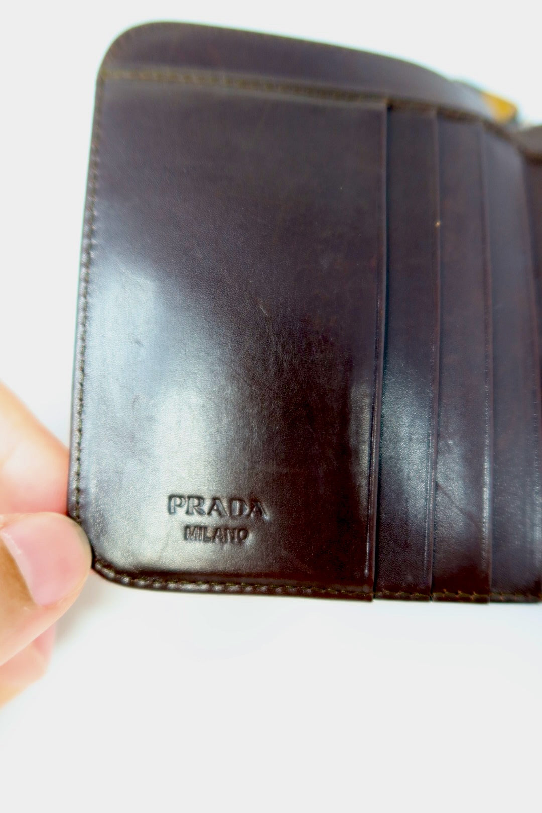 Prada Leopard Pony Hair Wallet
