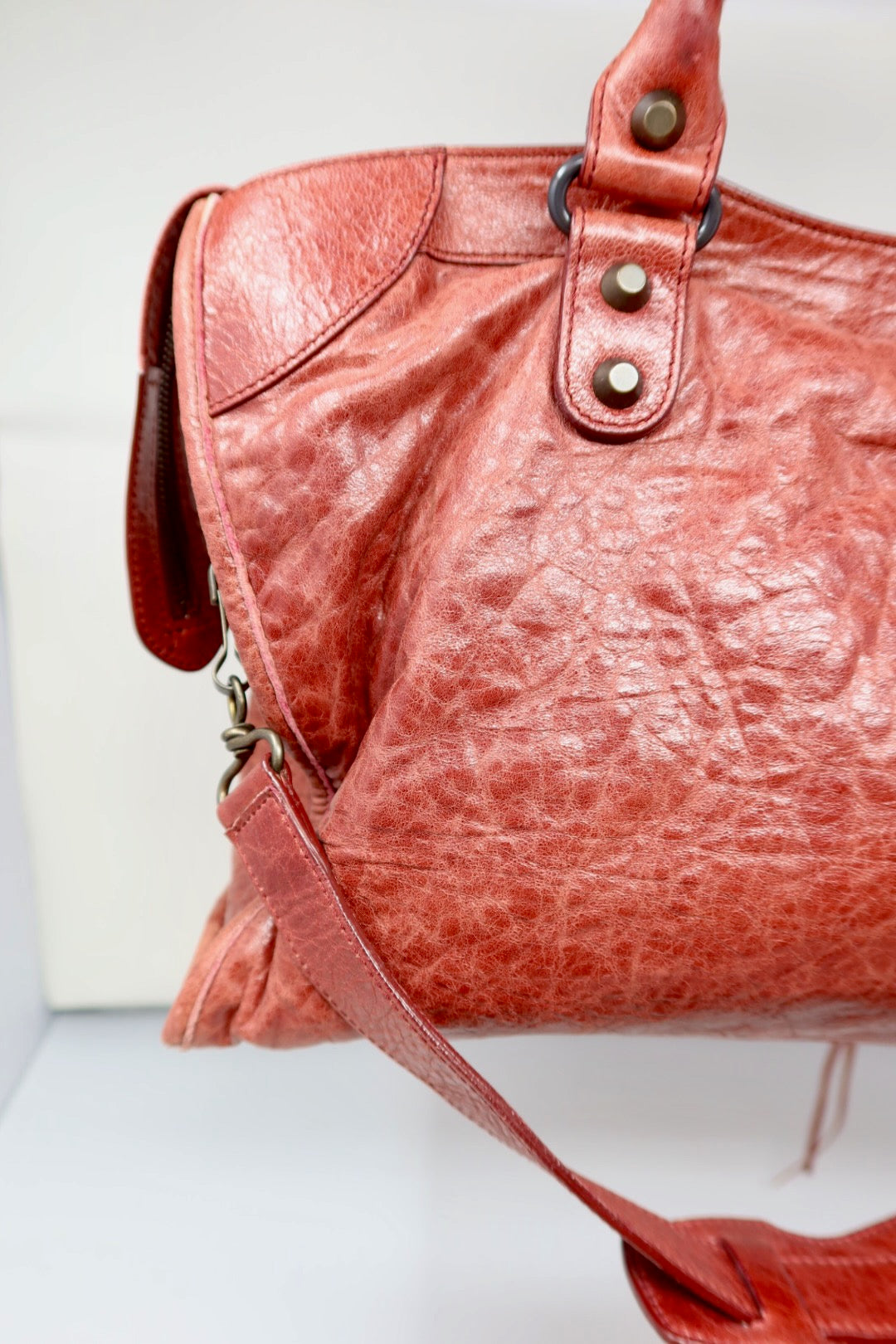 Balenciaga City Red (comes with original duster)