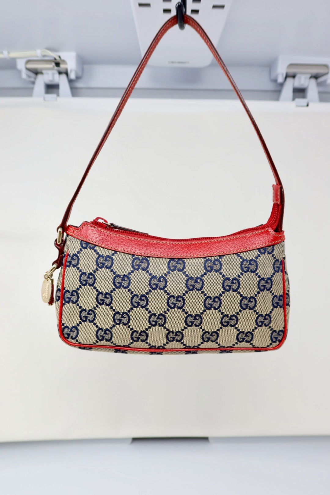 Gucci GG Canvas Red Mini Bag