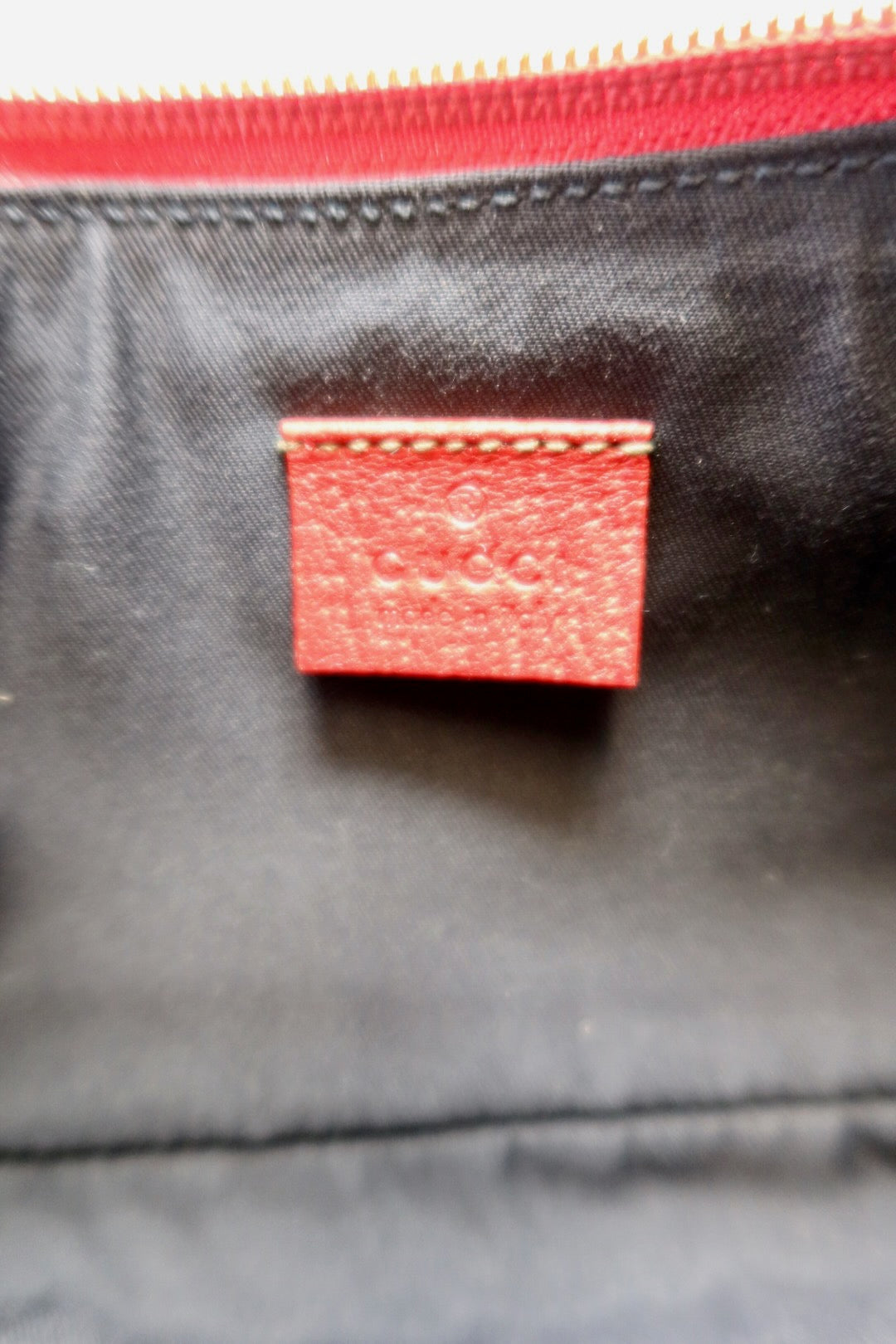 Gucci GG Canvas Red Mini Bag