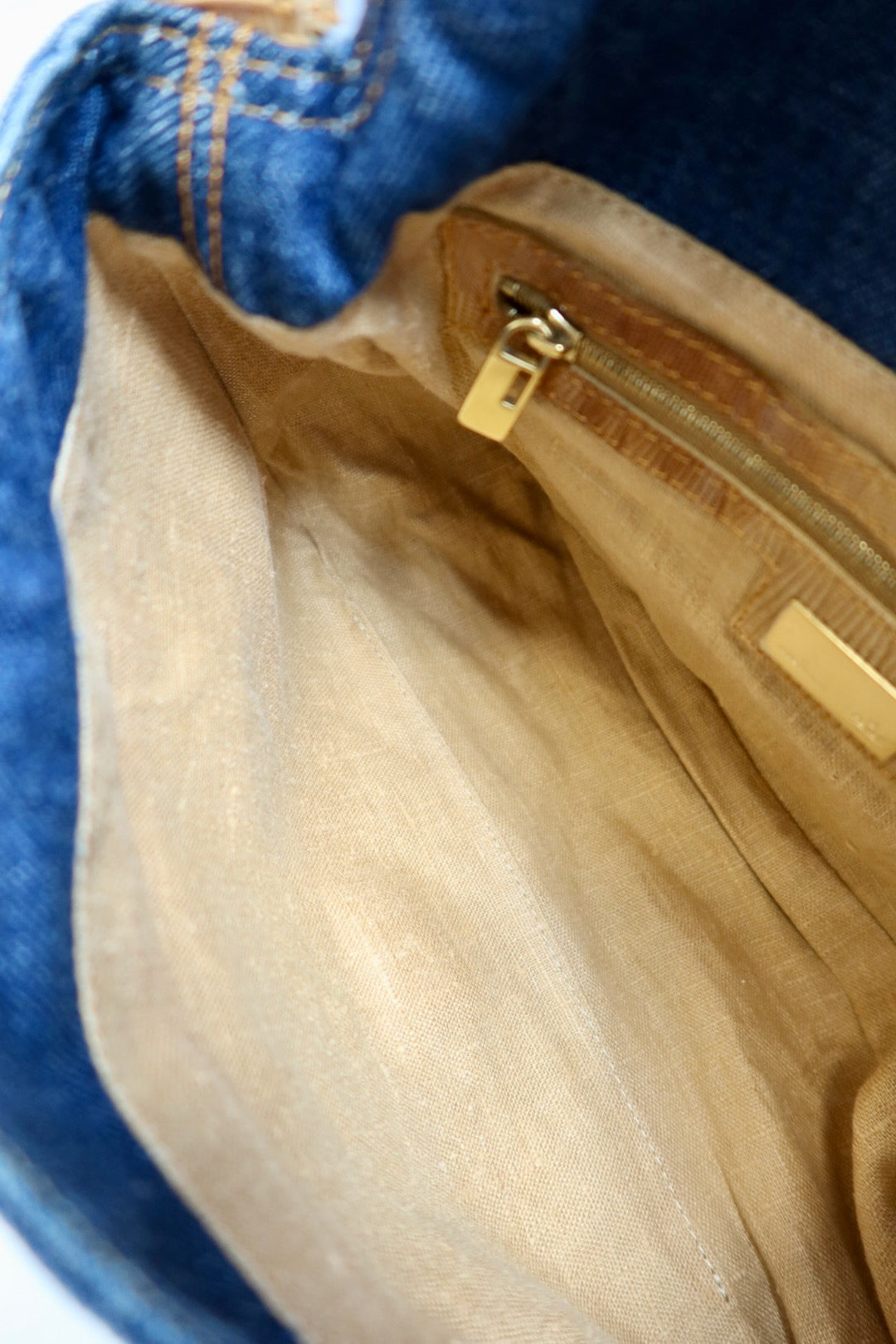 Fendi Denim Mama Baugette