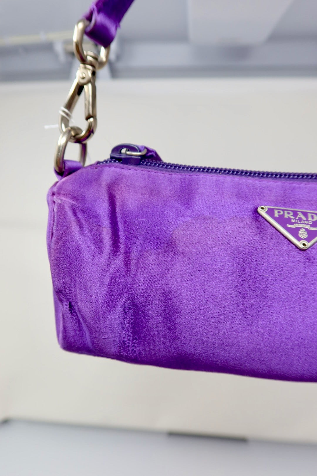 Prada Mini Purple Barrel Bag