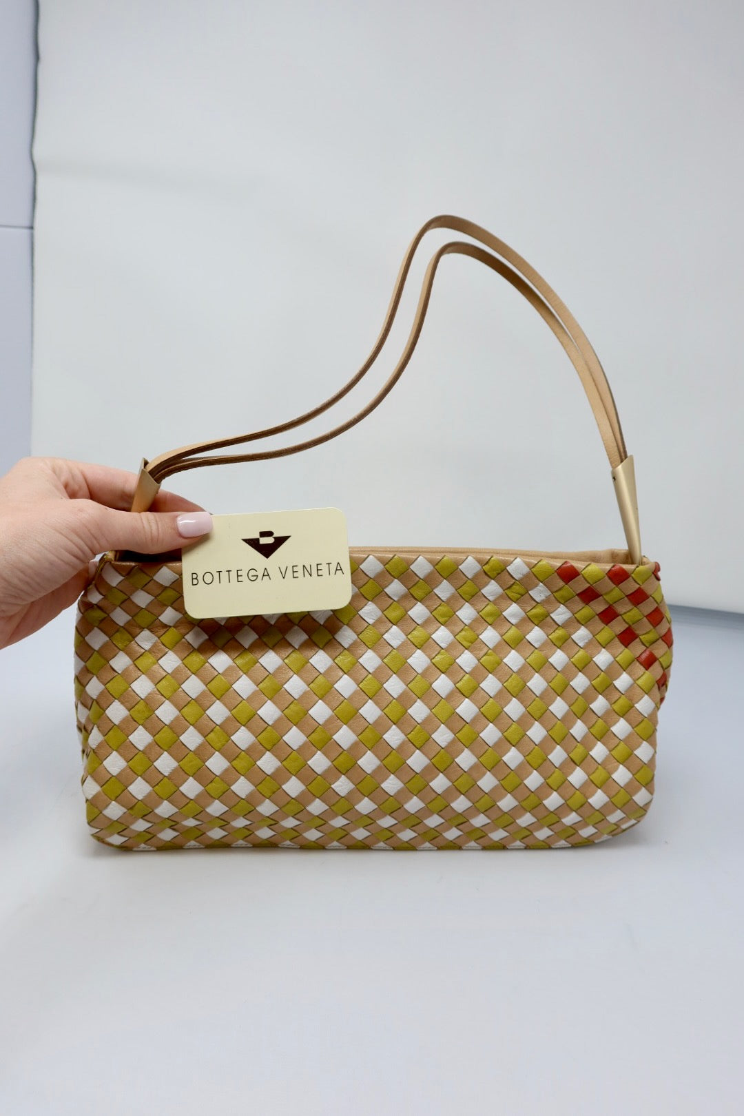 Bottega Veneta Intrecciato Multicolor Shoulder Bag