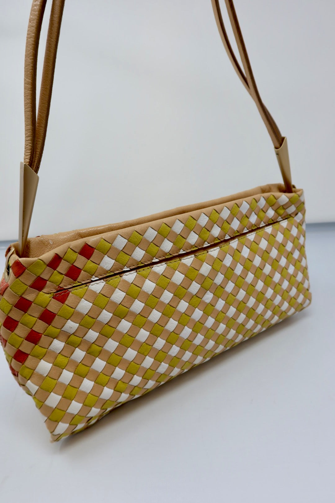 Bottega Veneta Intrecciato Multicolor Shoulder Bag