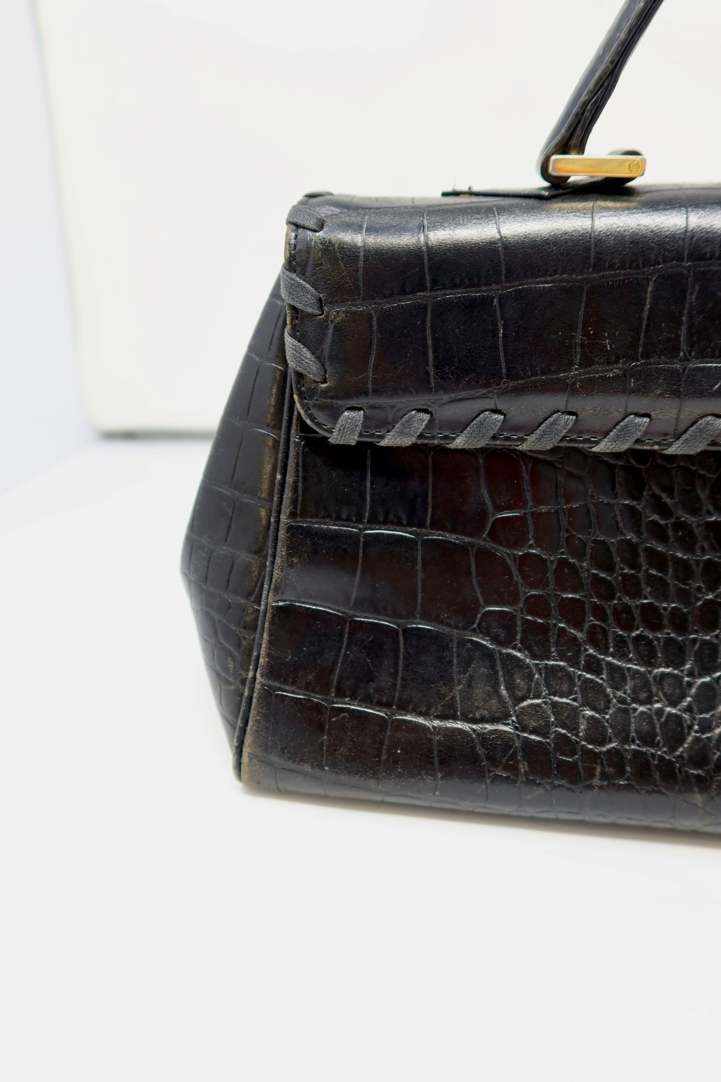 YSL Top Handle Bag Black