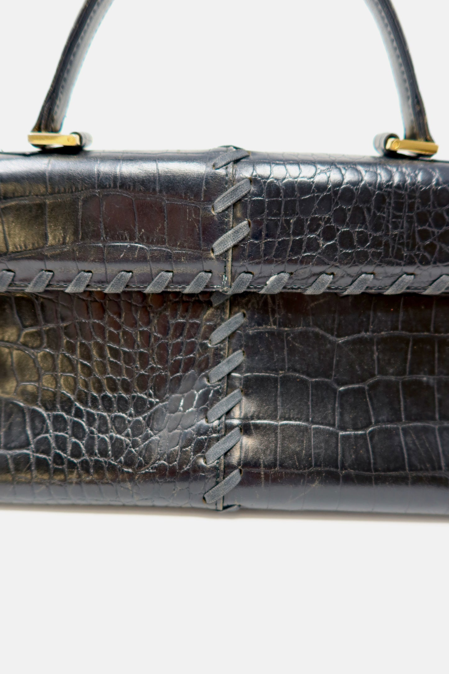 YSL Top Handle Bag Black