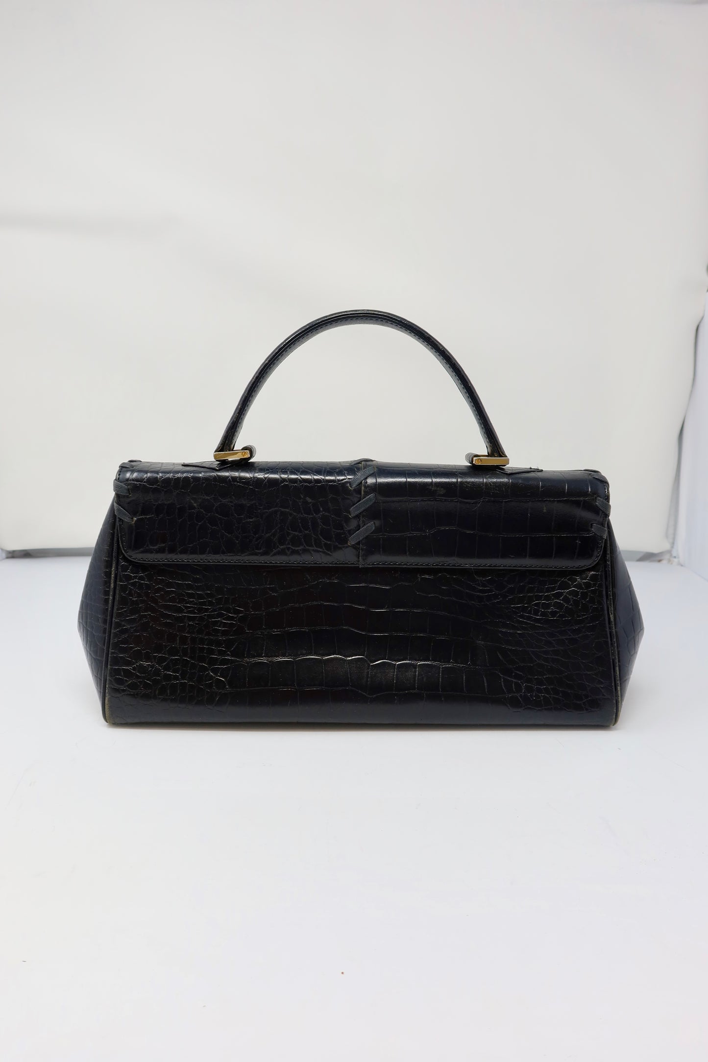 YSL Top Handle Bag Black