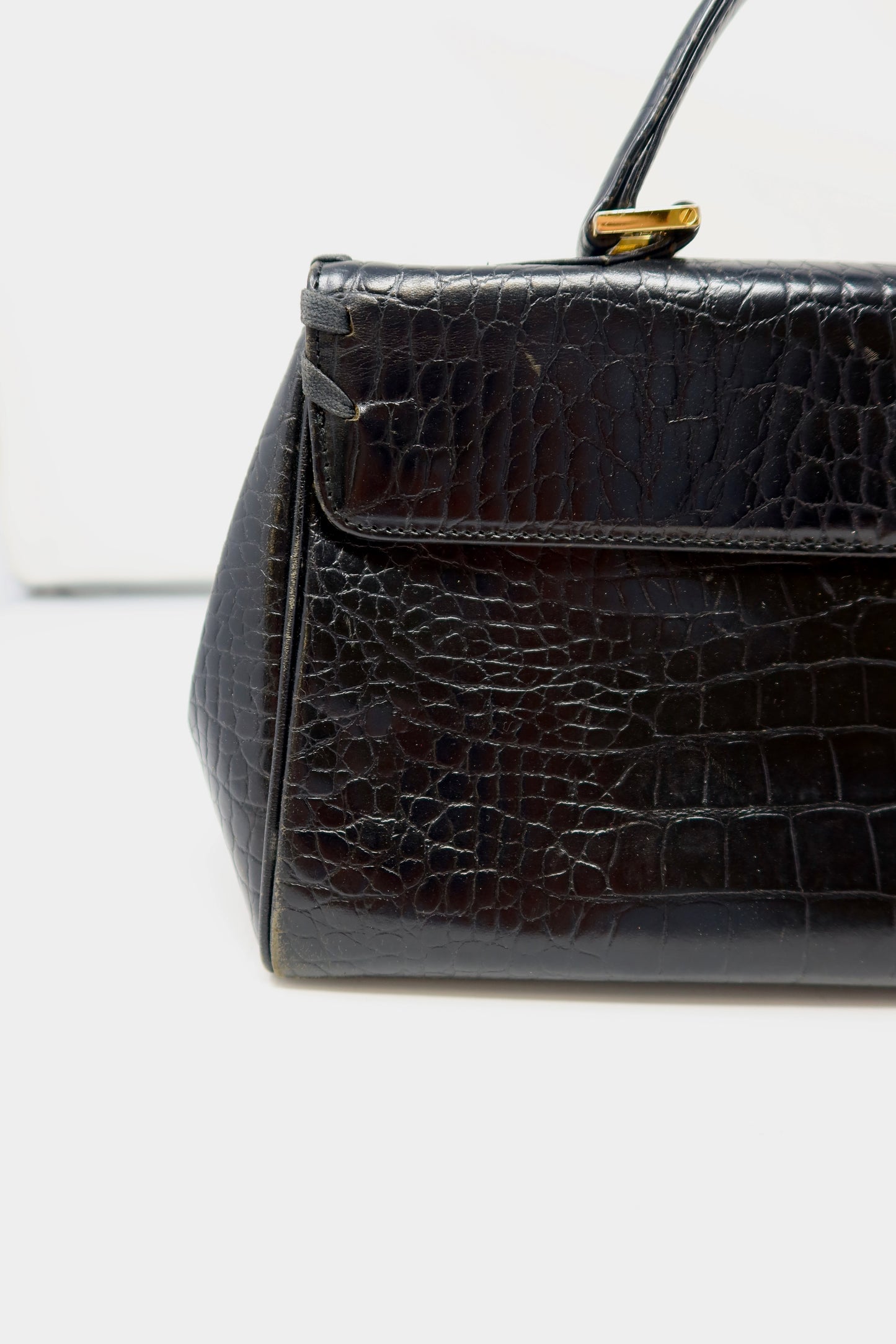 YSL Top Handle Bag Black