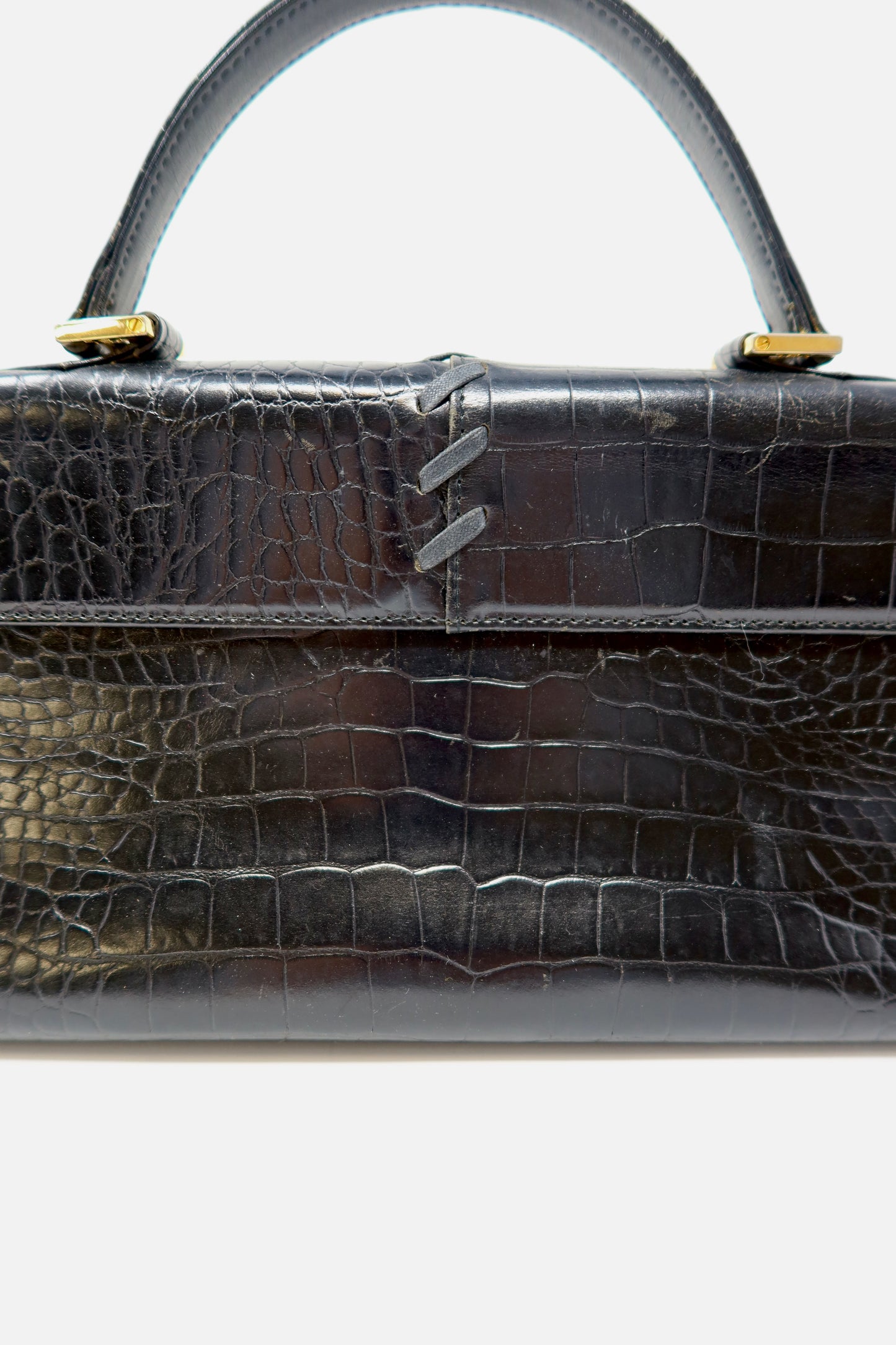 YSL Top Handle Bag Black