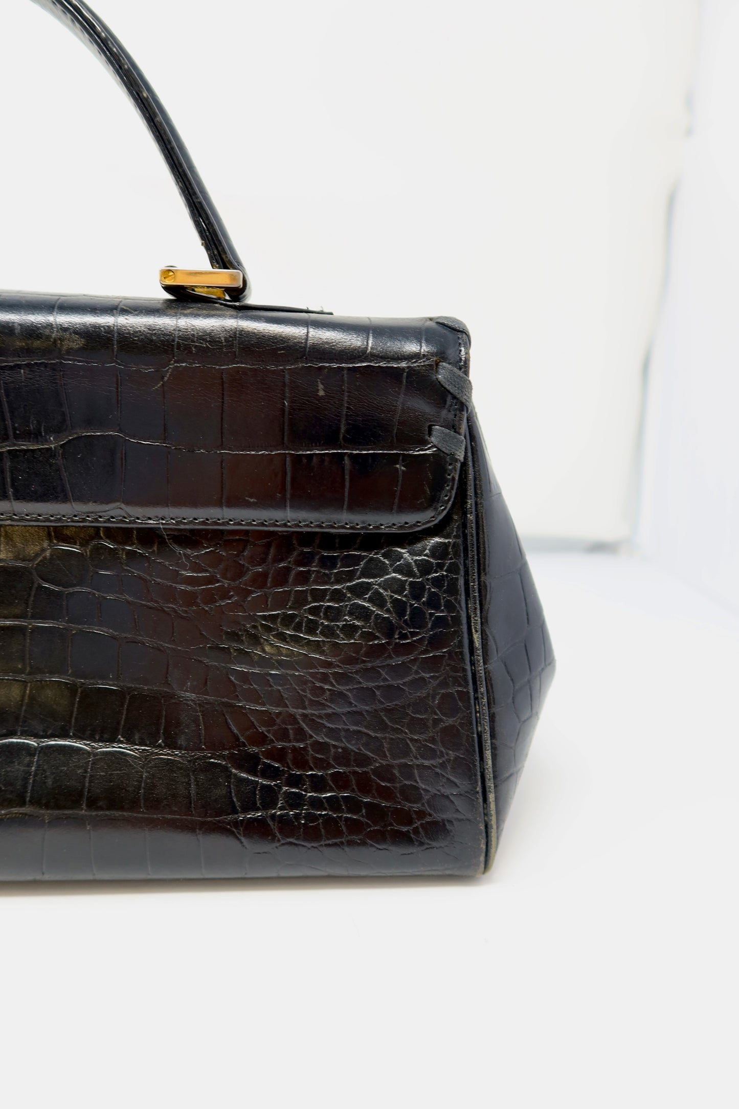 YSL Top Handle Bag Black