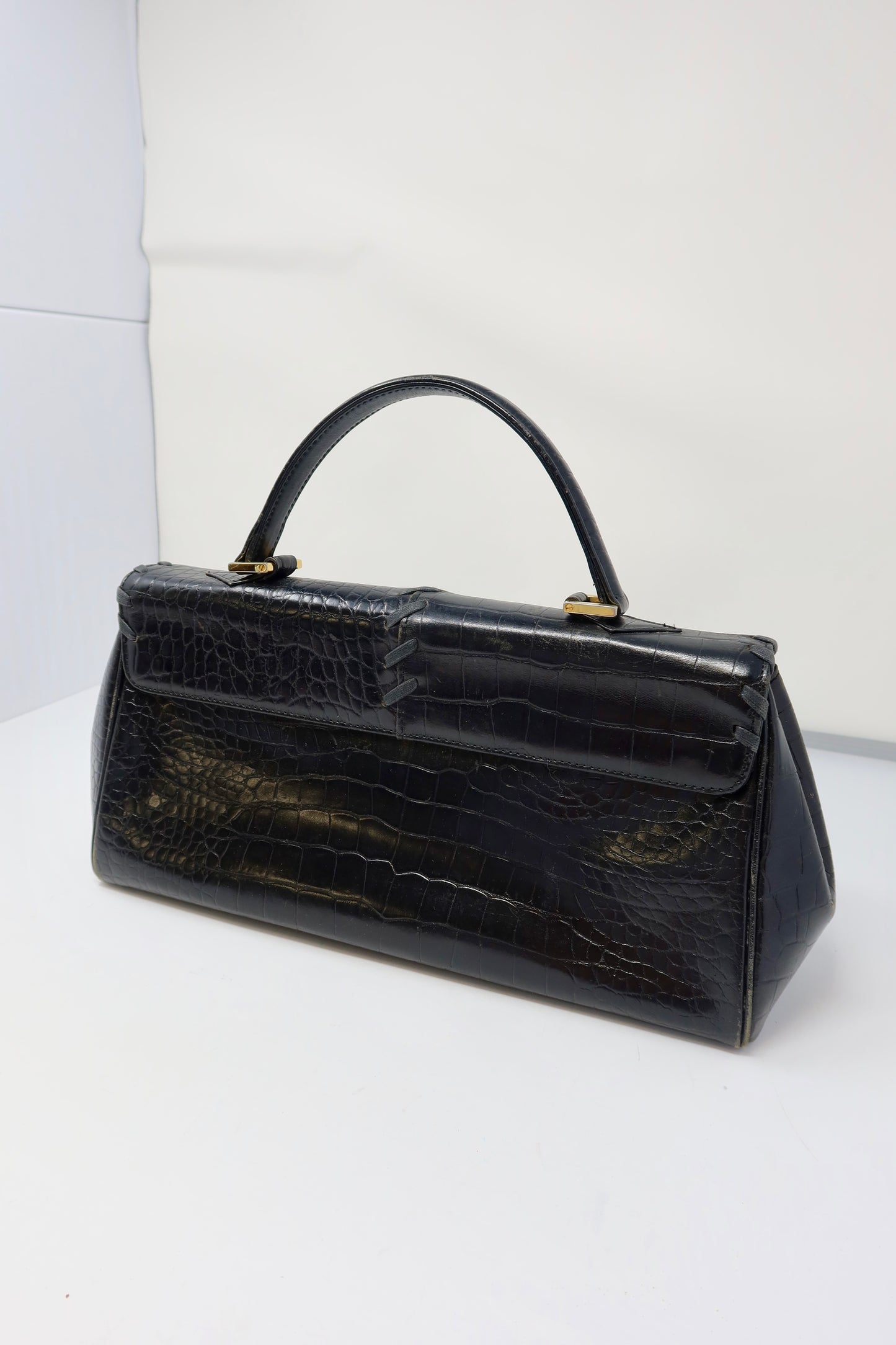 YSL Top Handle Bag Black