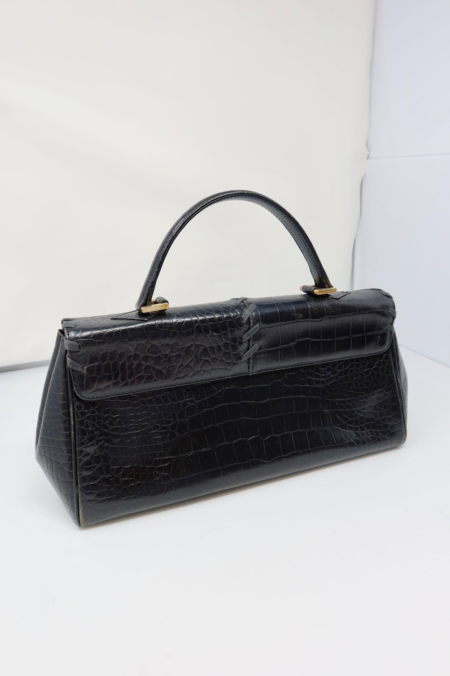 YSL Top Handle Bag Black