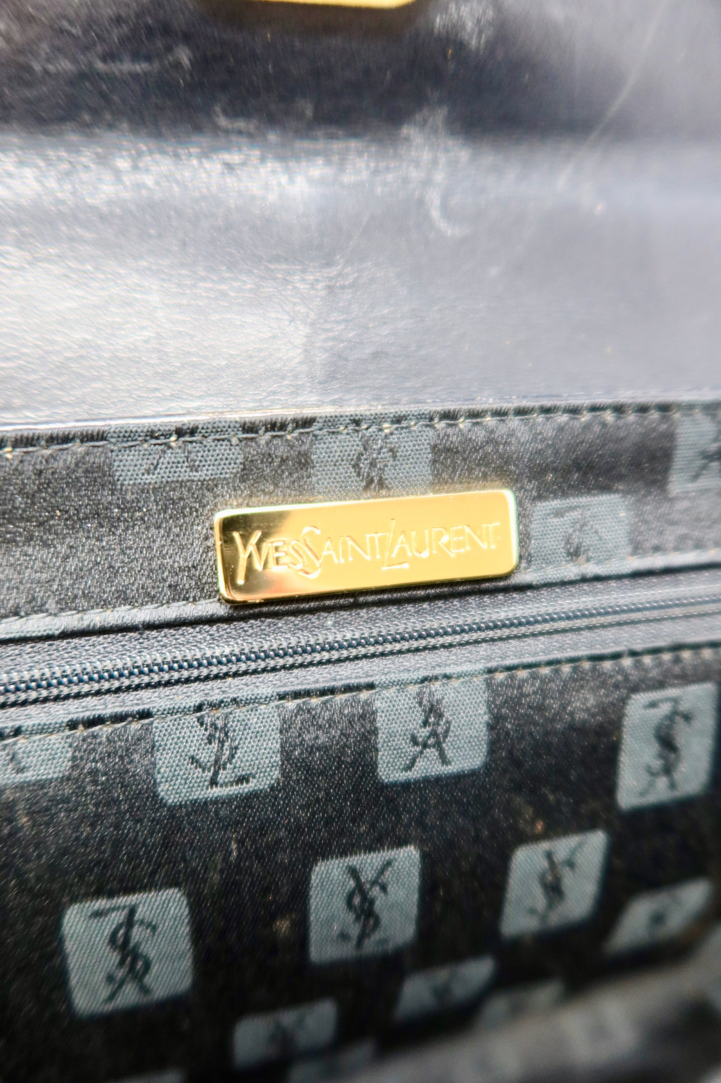 YSL Top Handle Bag Black