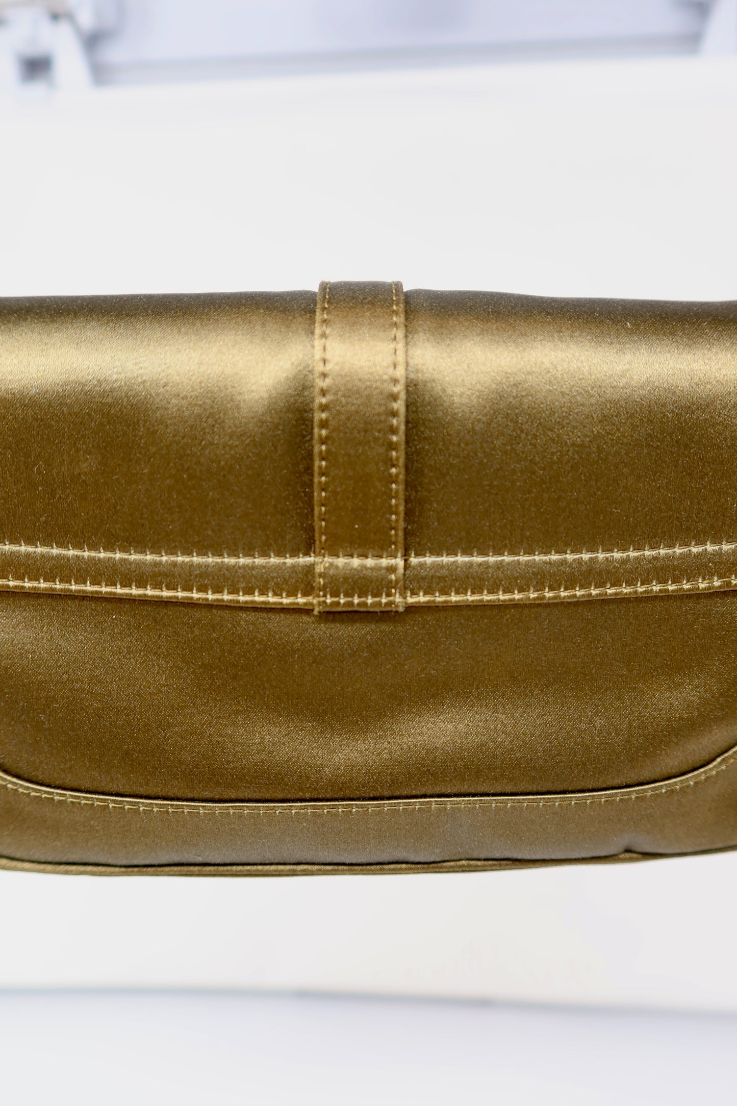 Gucci Tom Ford Era Mini Khaki Satin Jackie Bag