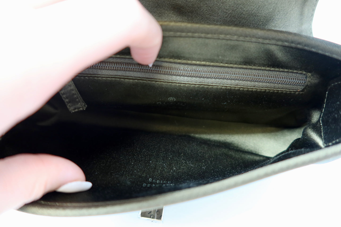 Gucci Tom Ford Era Mini Khaki Satin Jackie Bag