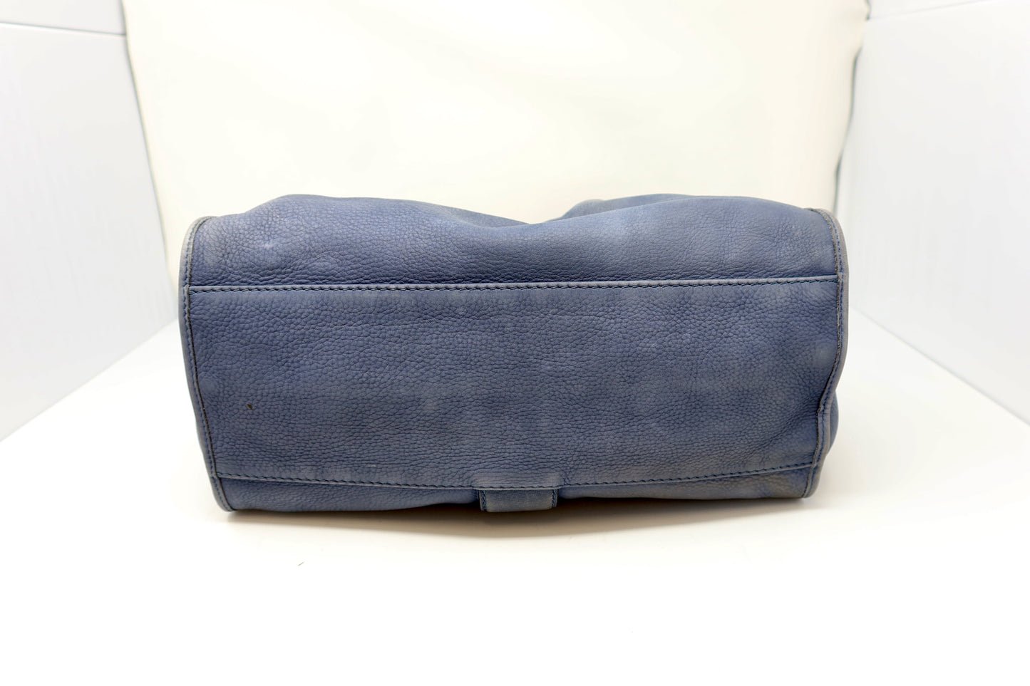 Gucci Horsebit Blue Leather Hobo Bag
