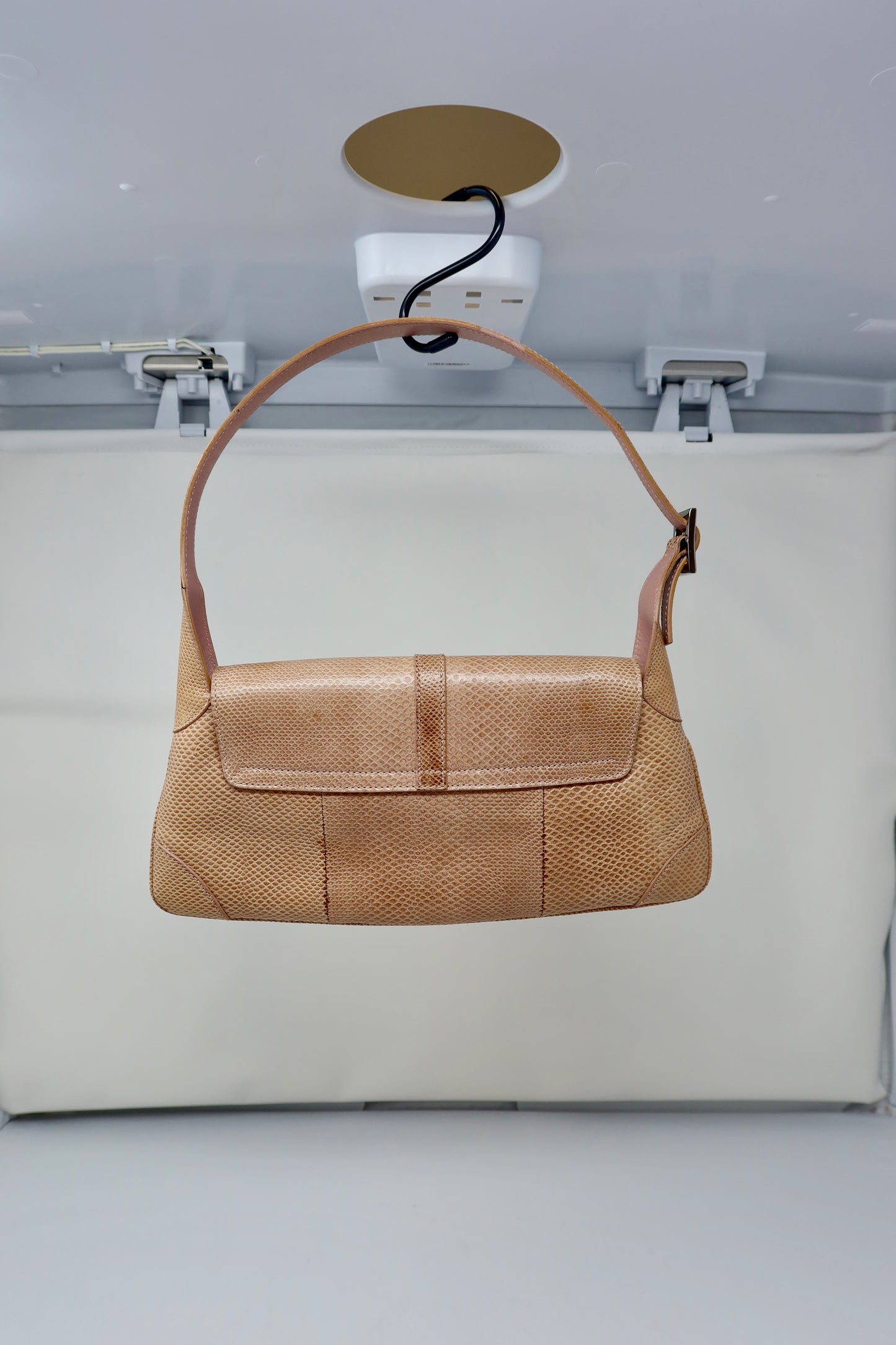 Gucci Lizard Mini Jackie Beige Shoulder Bag - Tom Ford Era