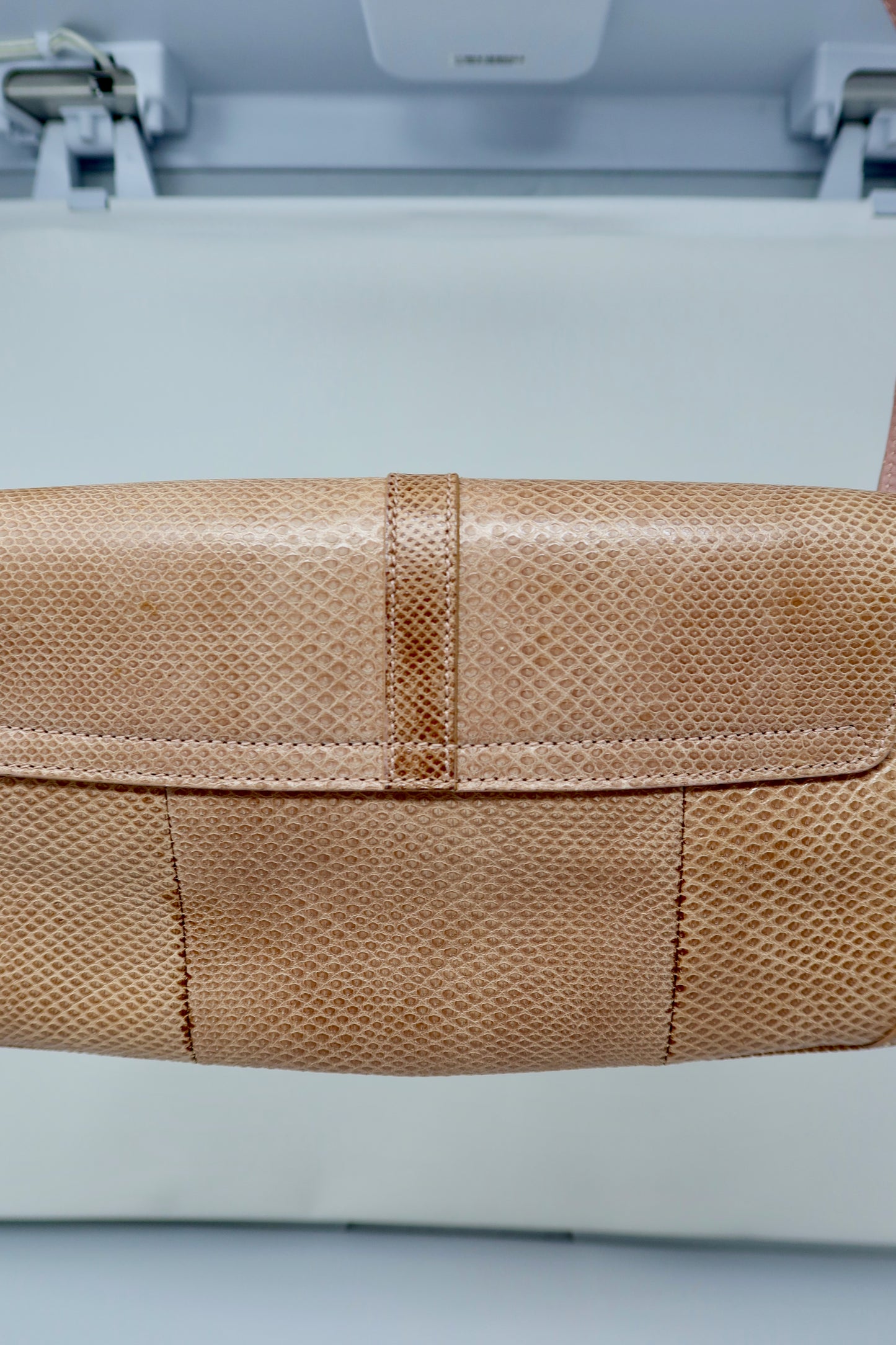 Gucci Lizard Mini Jackie Beige Shoulder Bag - Tom Ford Era