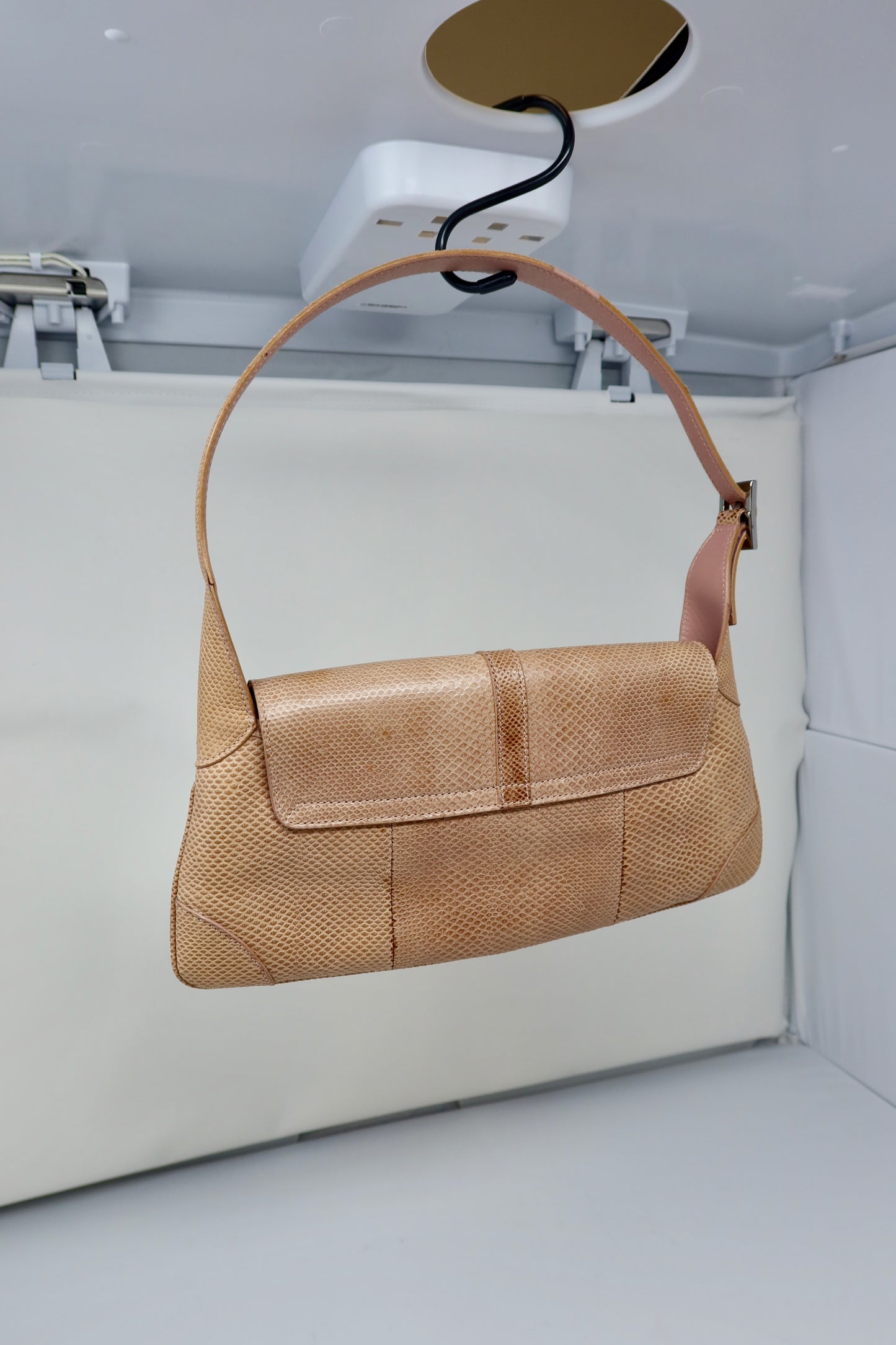 Gucci Lizard Mini Jackie Beige Shoulder Bag - Tom Ford Era
