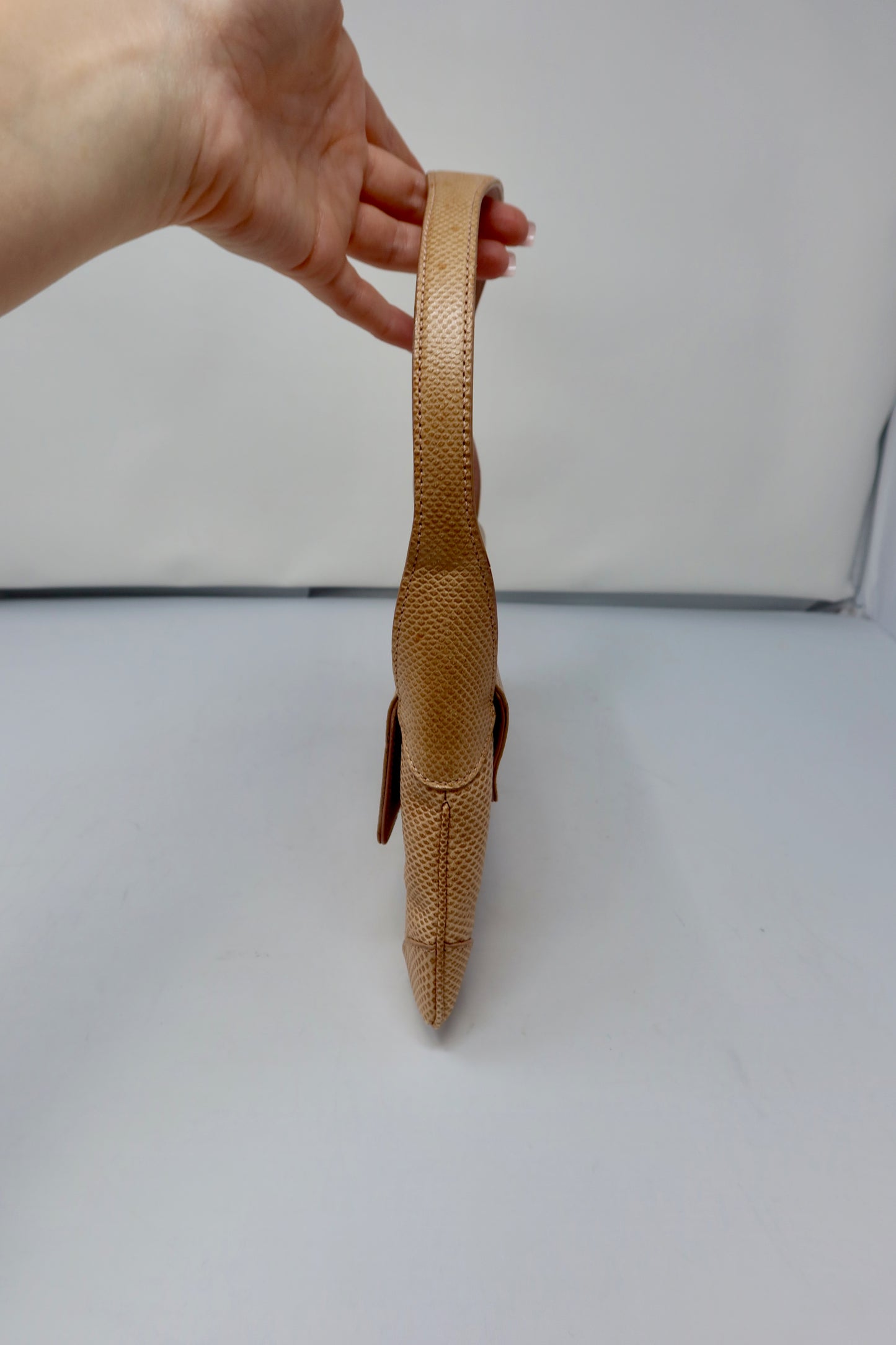 Gucci Lizard Mini Jackie Beige Shoulder Bag - Tom Ford Era