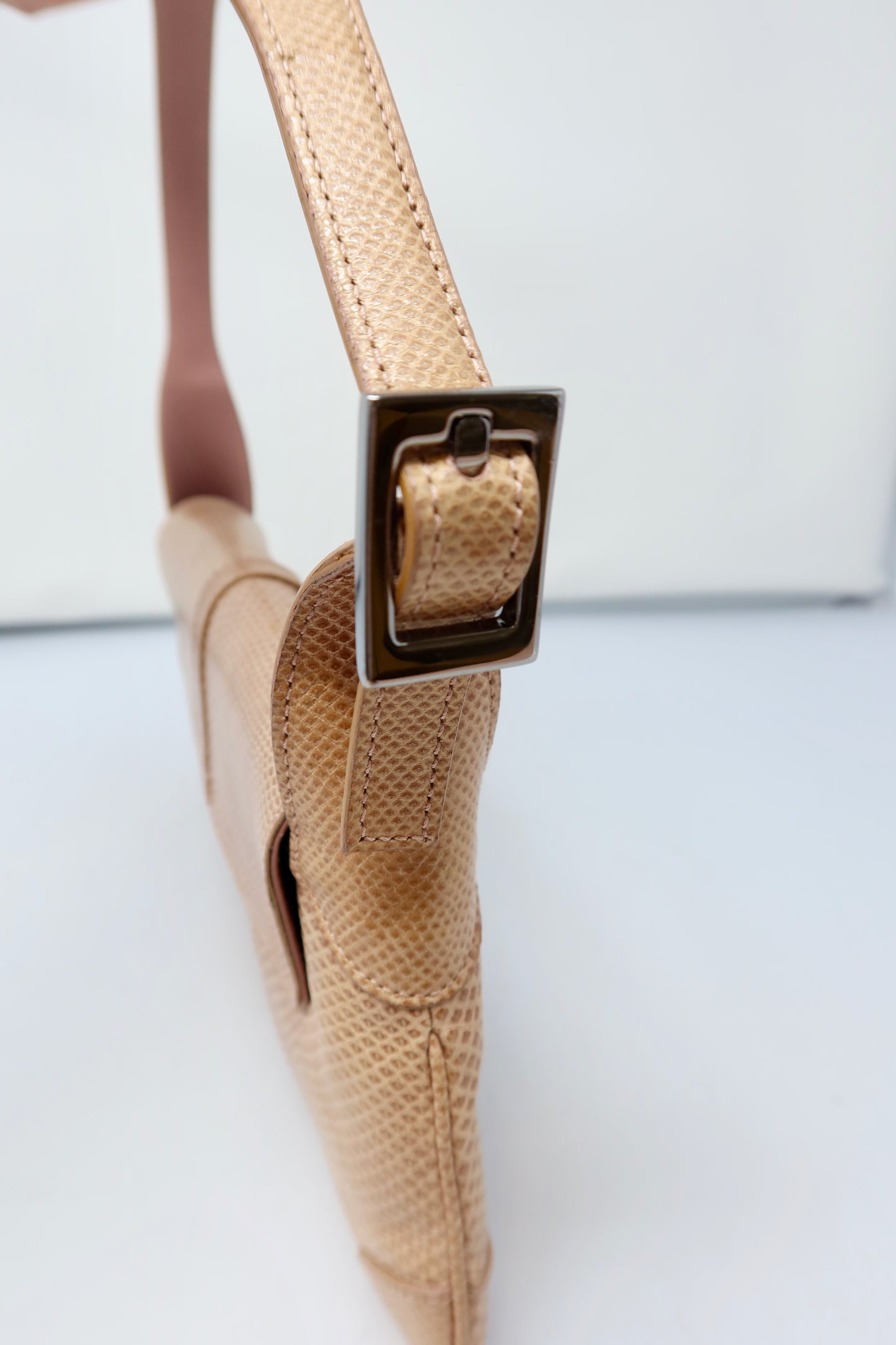 Gucci Lizard Mini Jackie Beige Shoulder Bag - Tom Ford Era