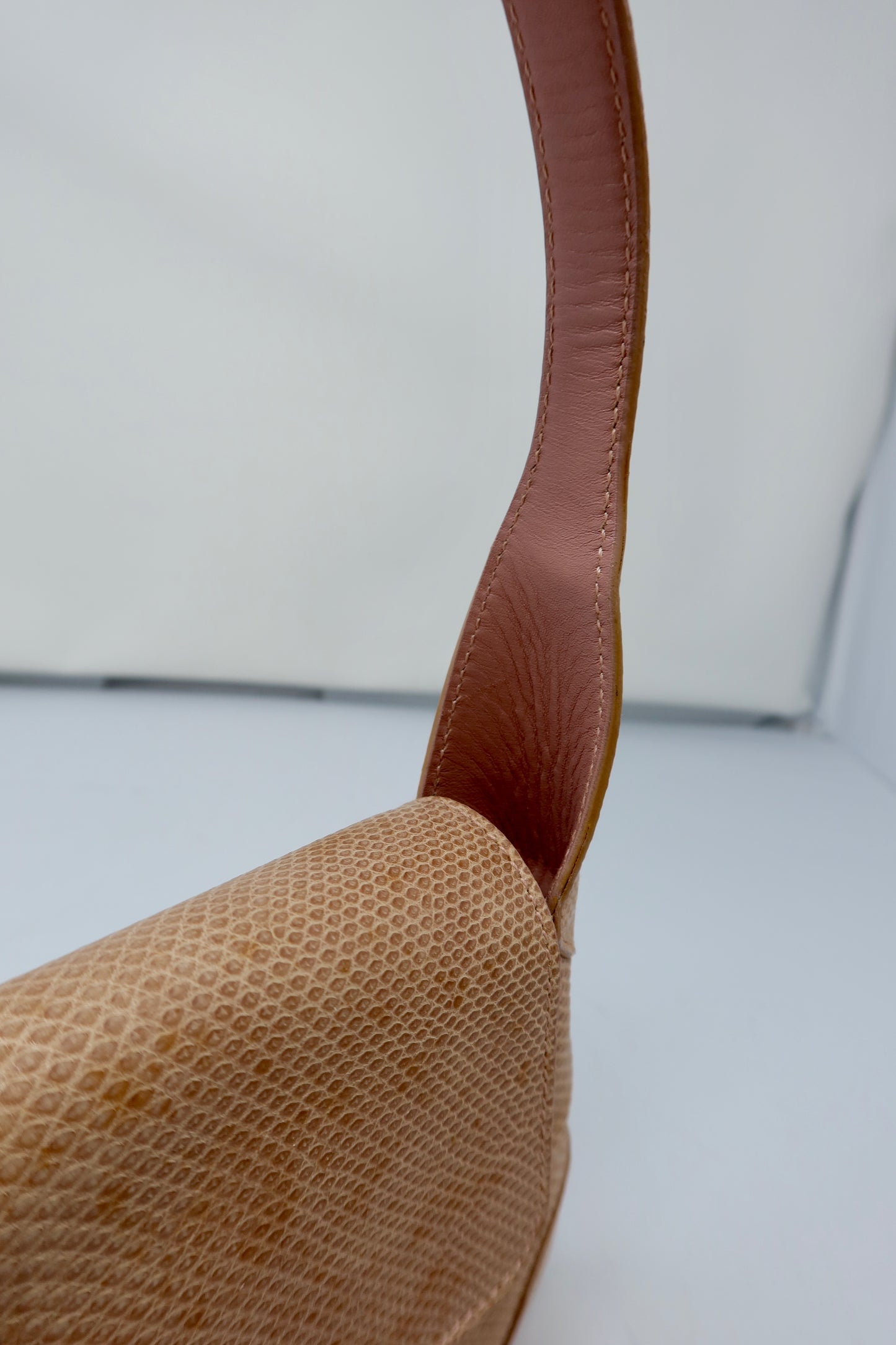 Gucci Lizard Mini Jackie Beige Shoulder Bag - Tom Ford Era