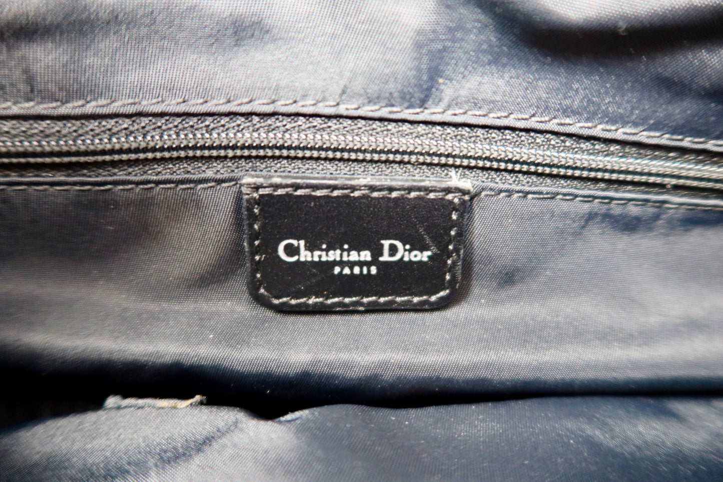 Dior Trotter Canvas Mini Boston Bag Black