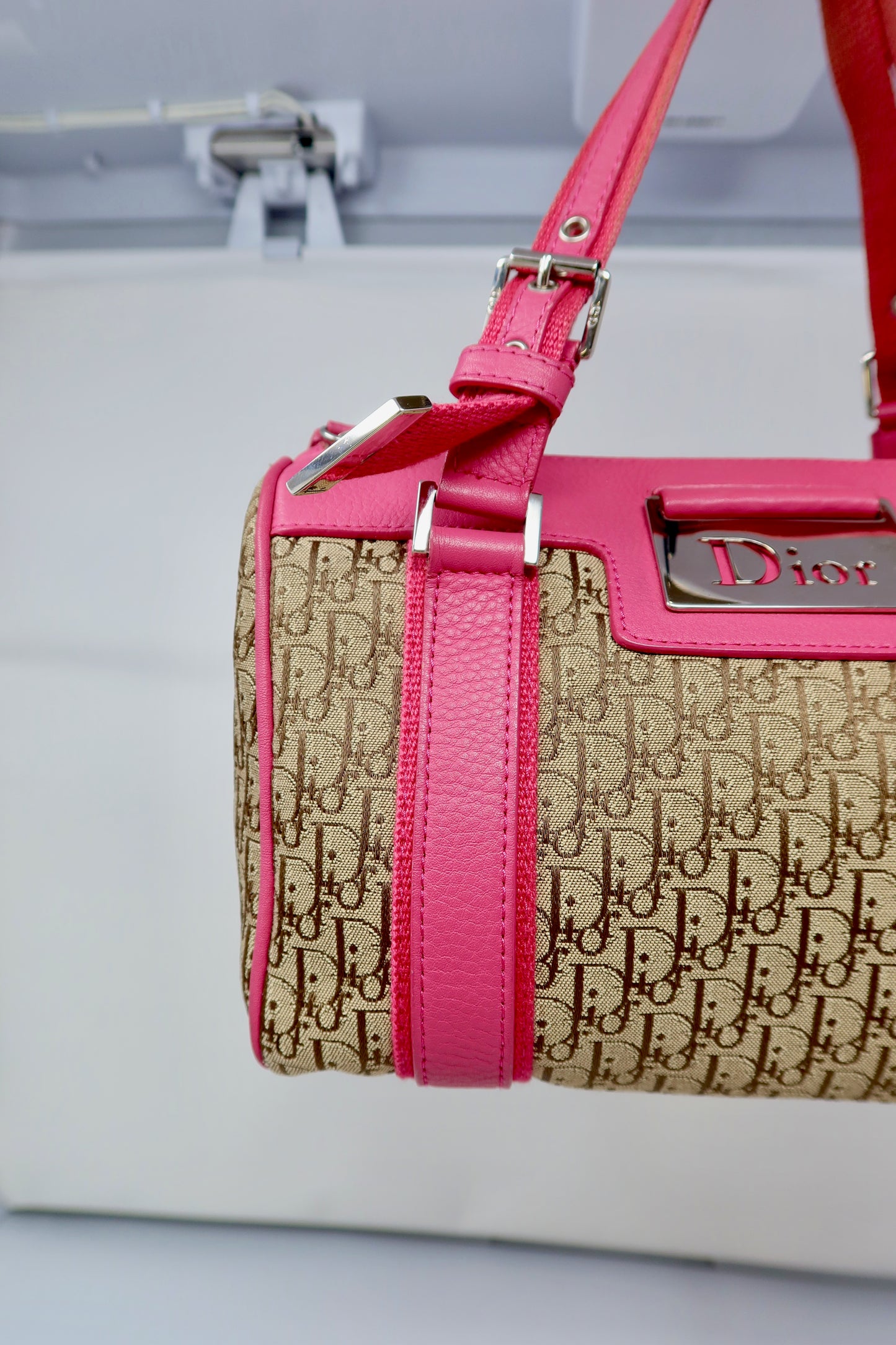 Dior Trotter Street Chic Mini Boston Bag Pink