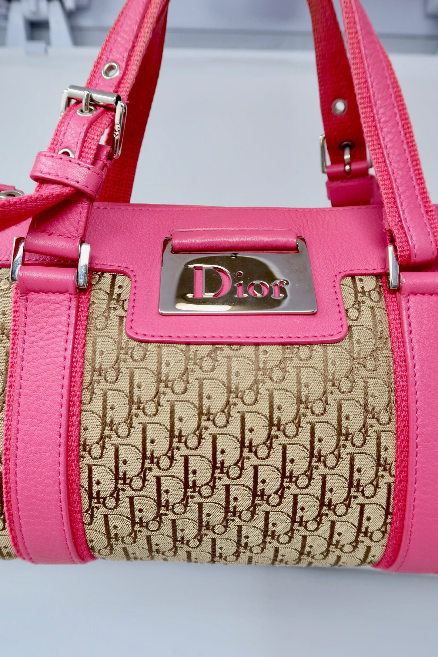 Dior Trotter Street Chic Mini Boston Bag Pink