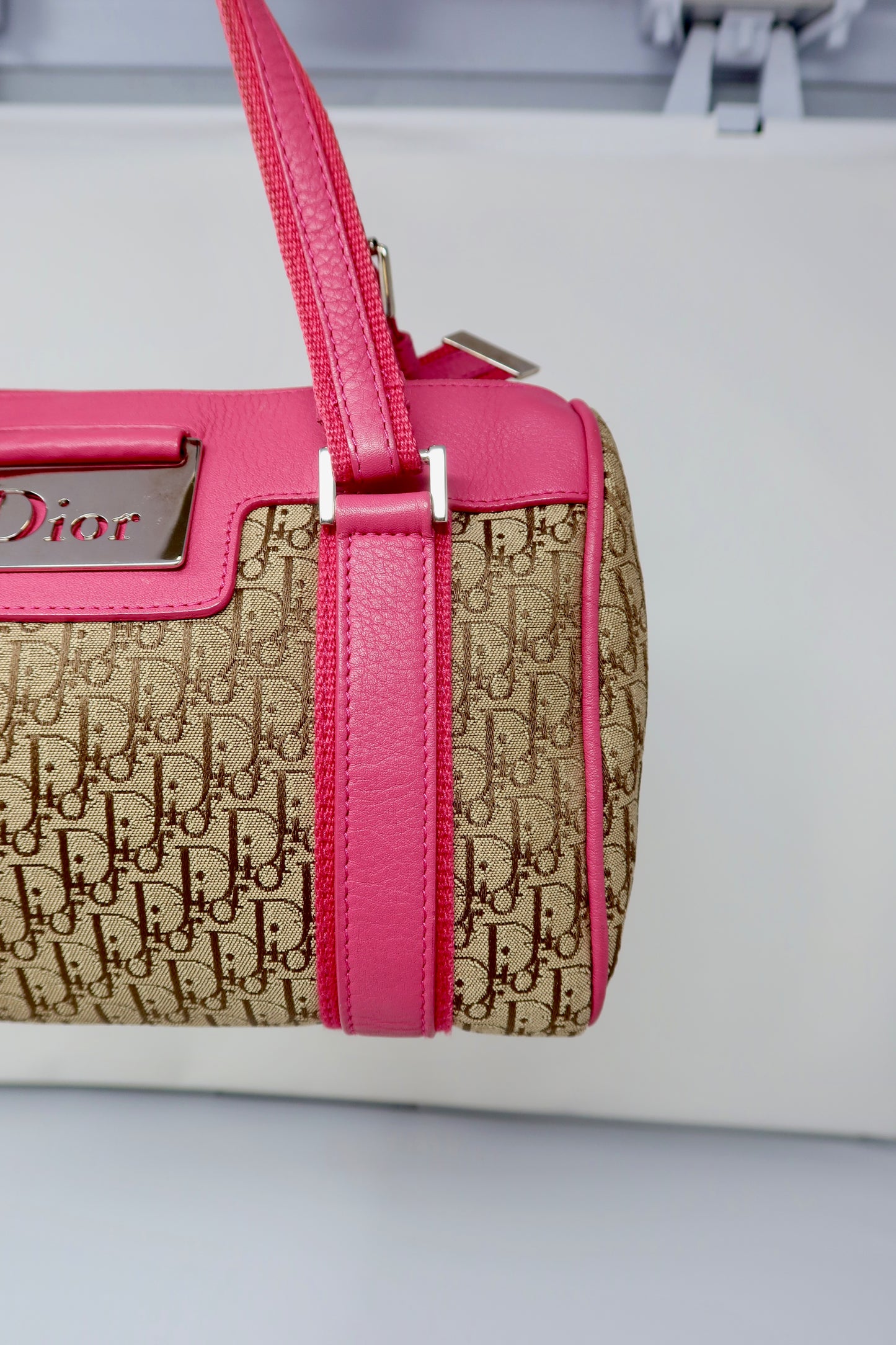 Dior Trotter Street Chic Mini Boston Bag Pink
