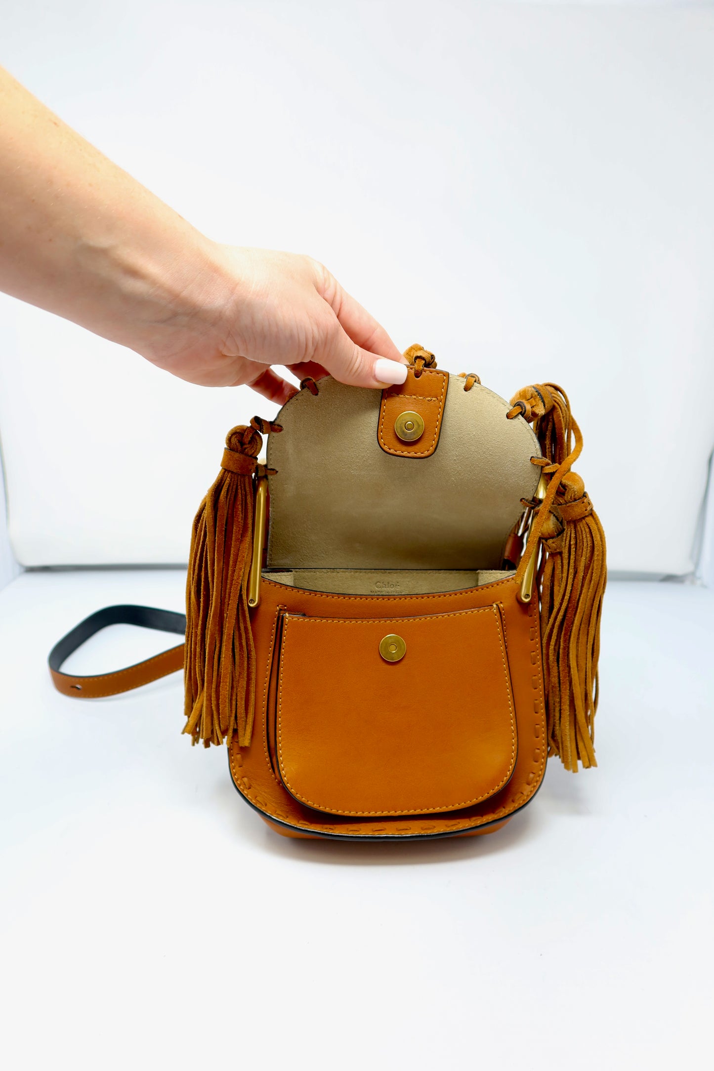Chloe Hudson Fringe Crossbody