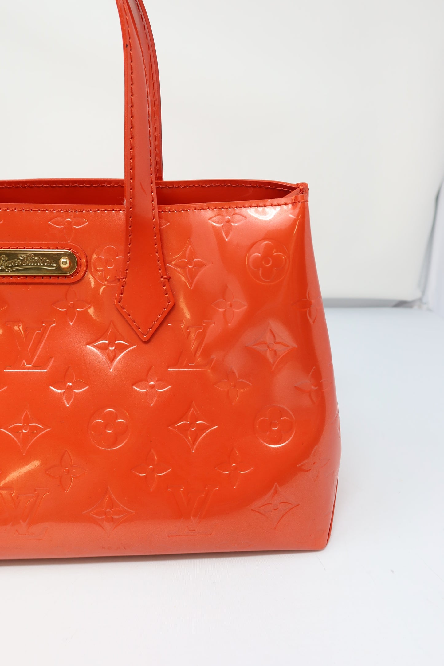 Louis Vuitton Monogram Vernis Wilshire Orange