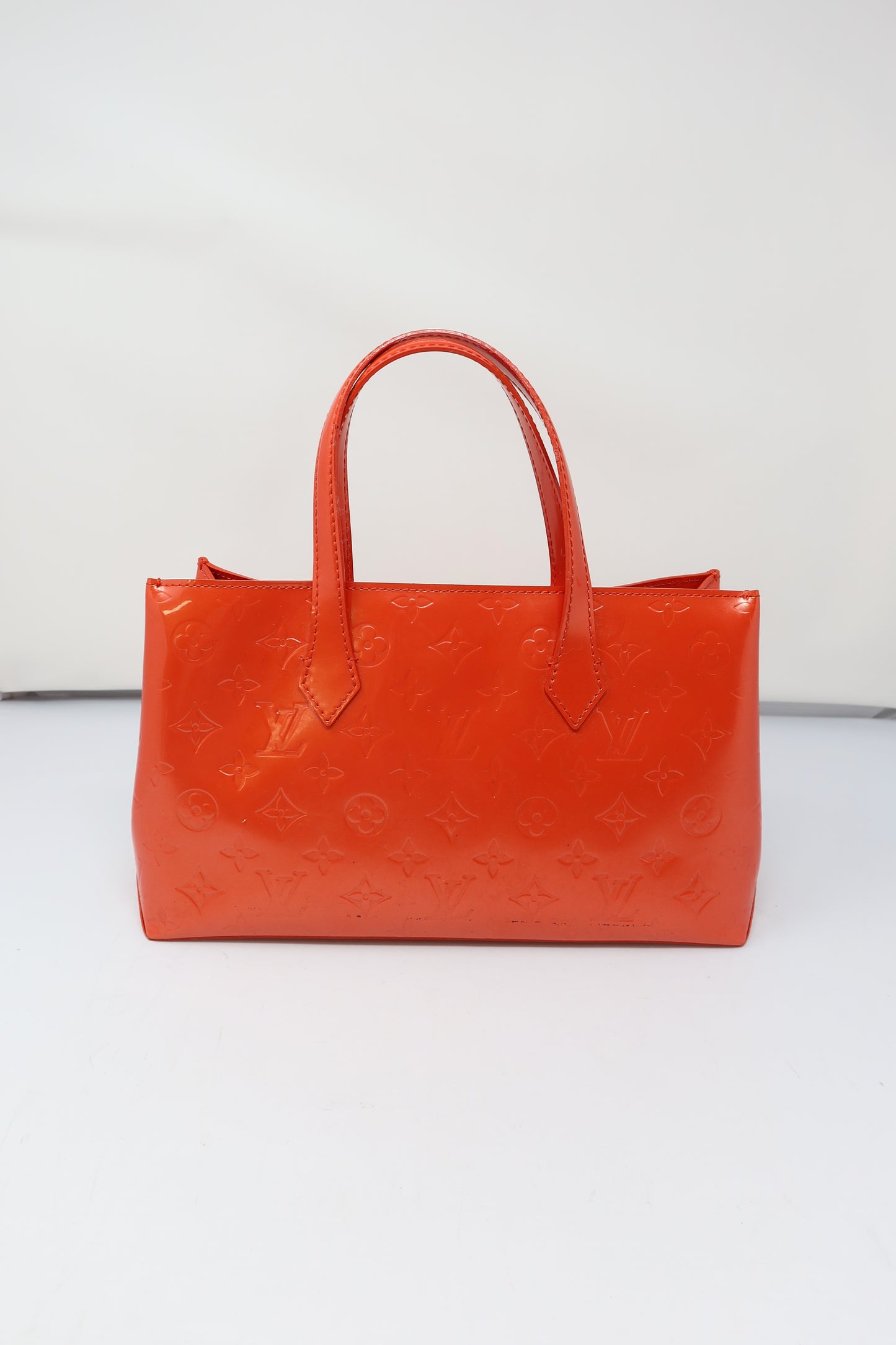 Louis Vuitton Monogram Vernis Wilshire Orange