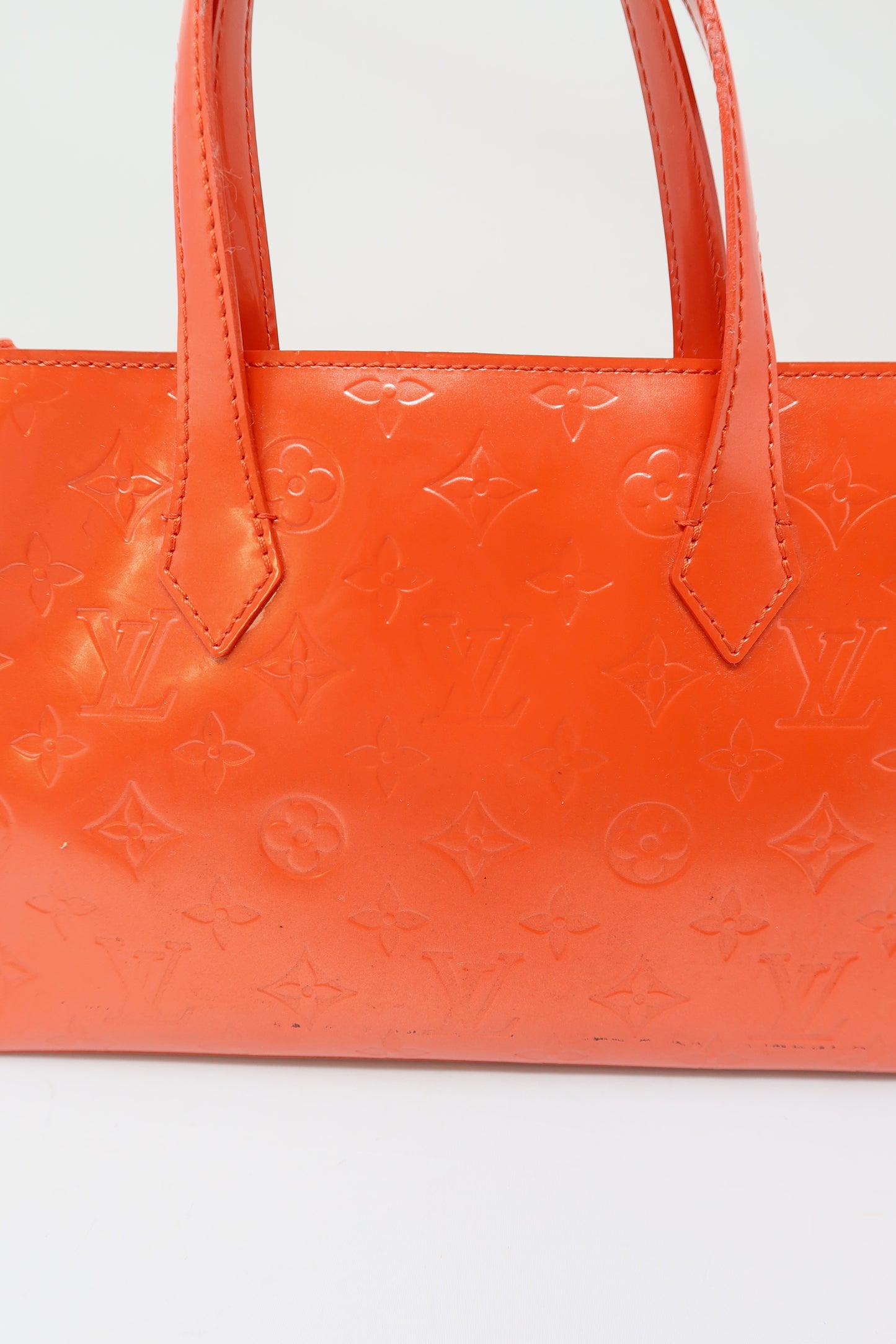 Louis Vuitton Monogram Vernis Wilshire Orange