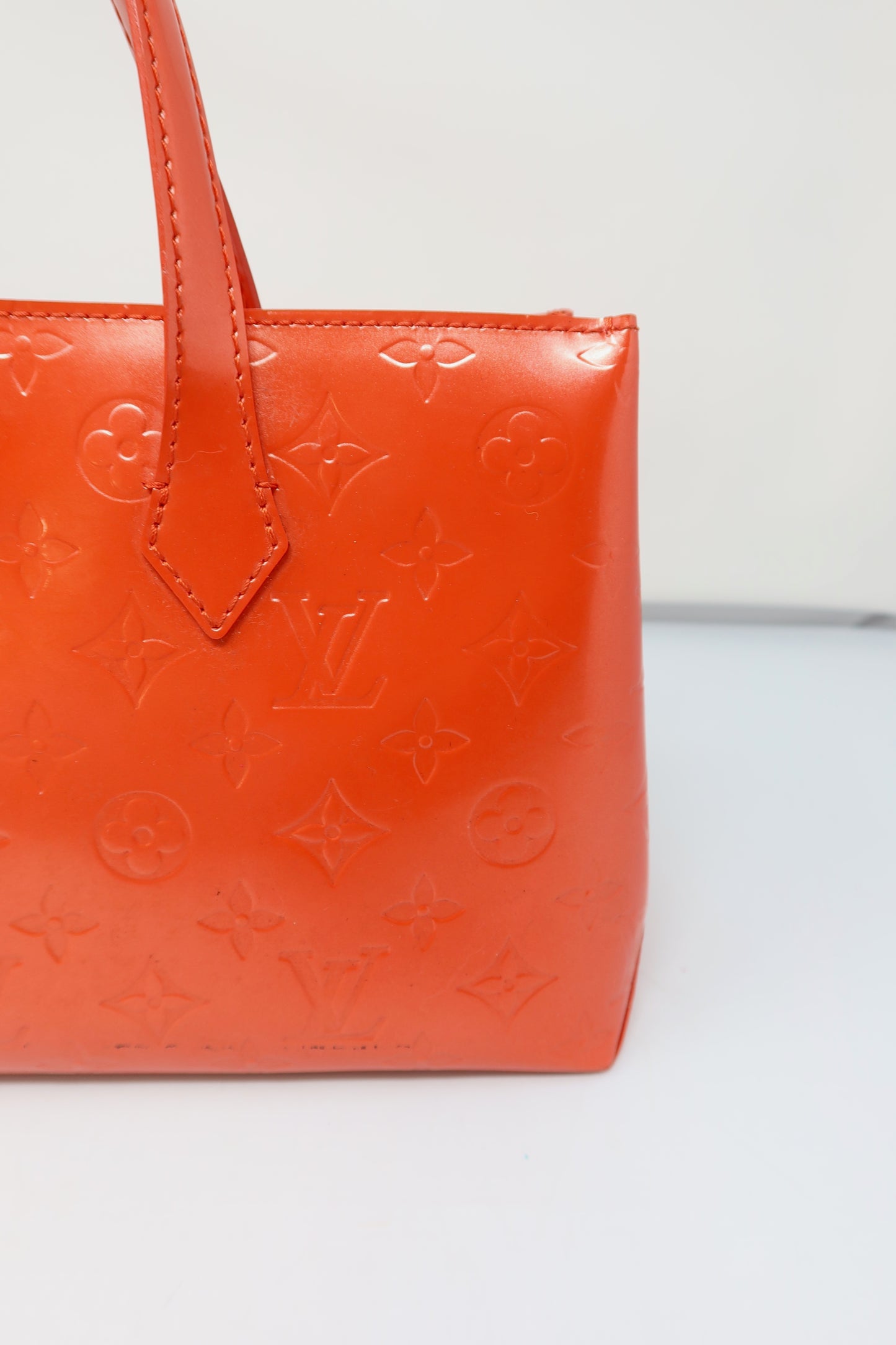 Louis Vuitton Monogram Vernis Wilshire Orange
