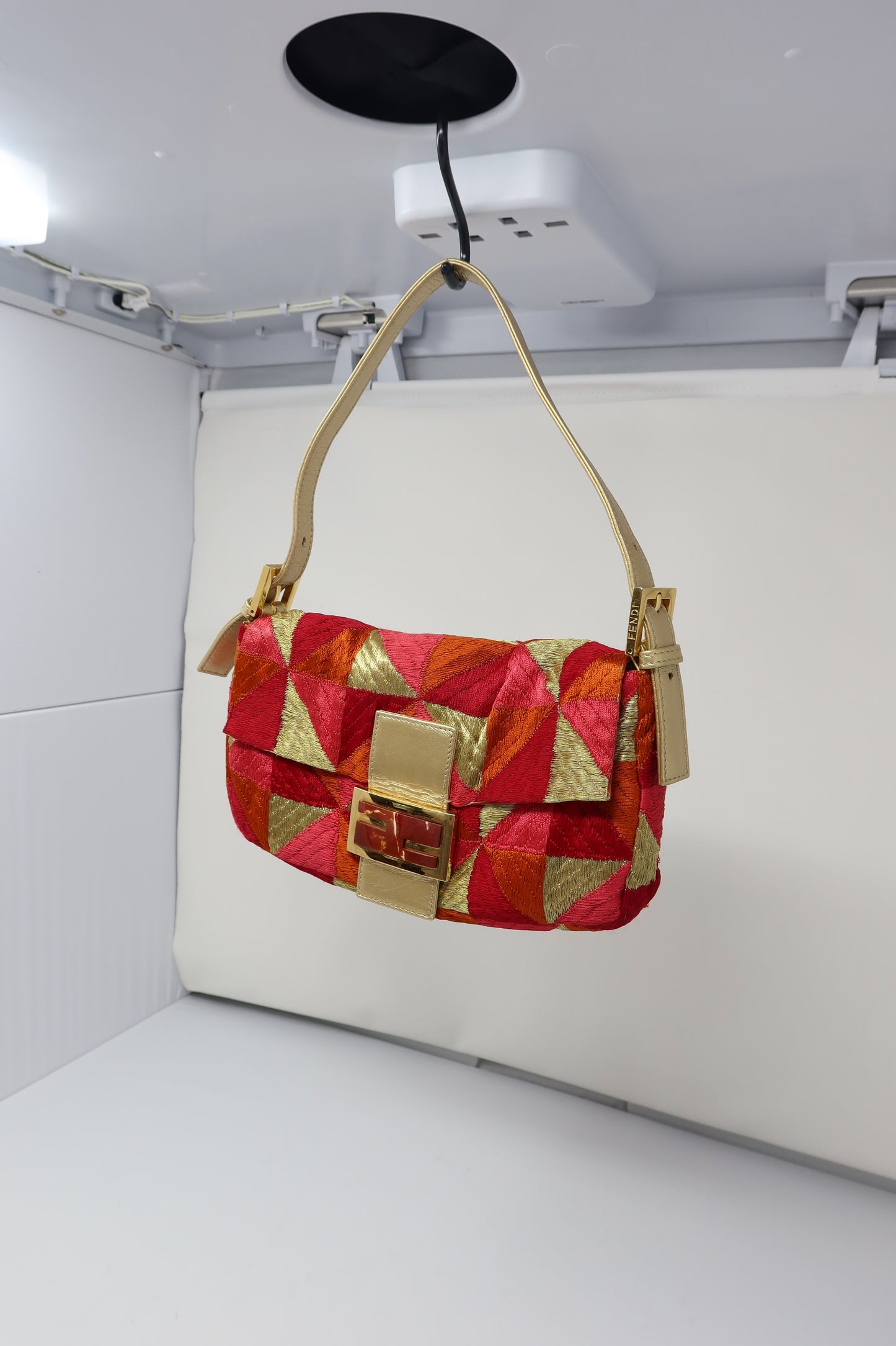 Fendi Baguette Patchwork Multi Color