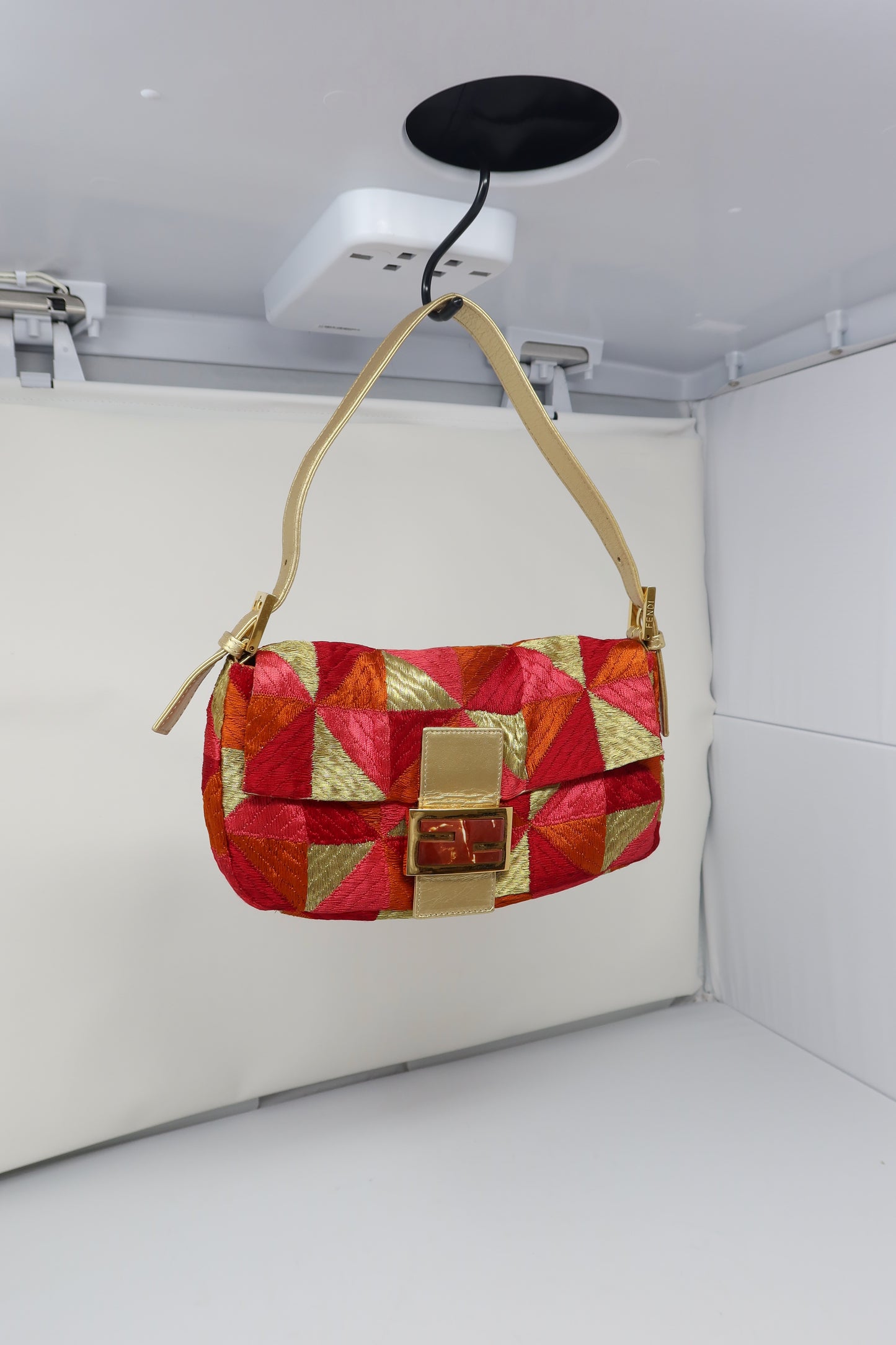 Fendi Baguette Patchwork Multi Color