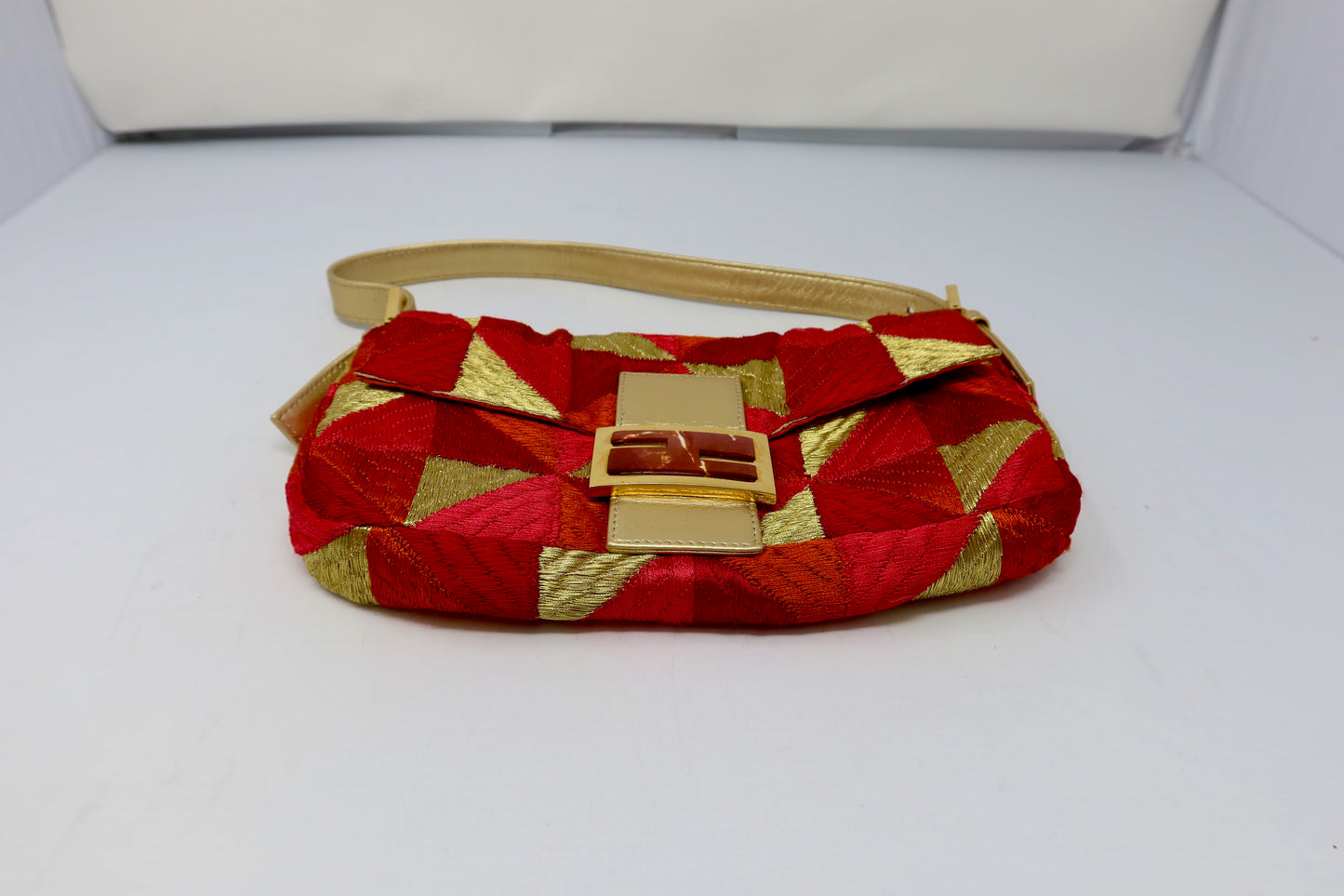 Fendi Baguette Patchwork Multi Color