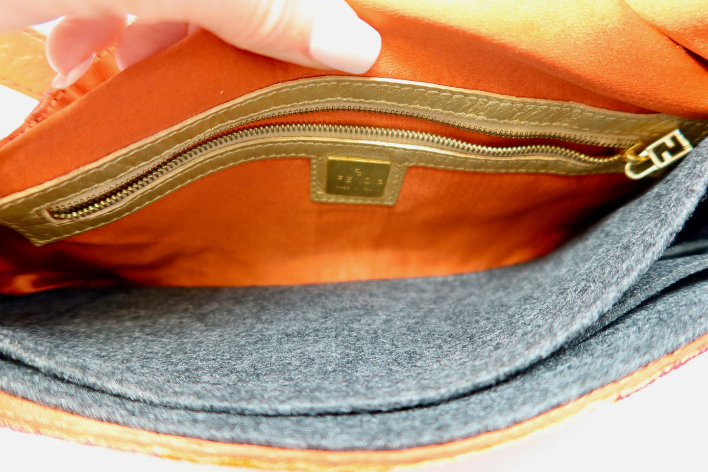 Fendi Baguette Patchwork Multi Color