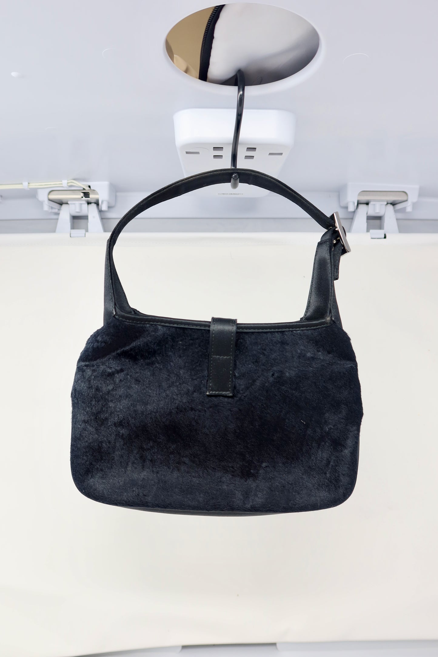 Gucci Tom Ford Era Mini Jackie Black Pony Hair
