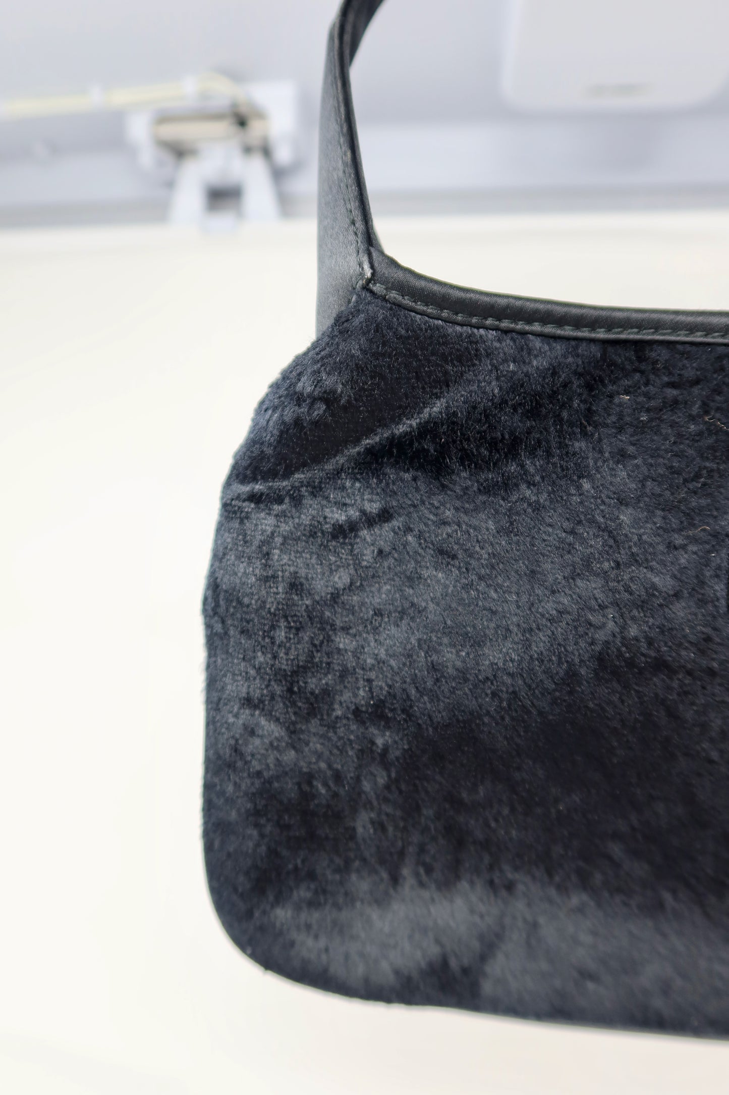 Gucci Tom Ford Era Mini Jackie Black Pony Hair