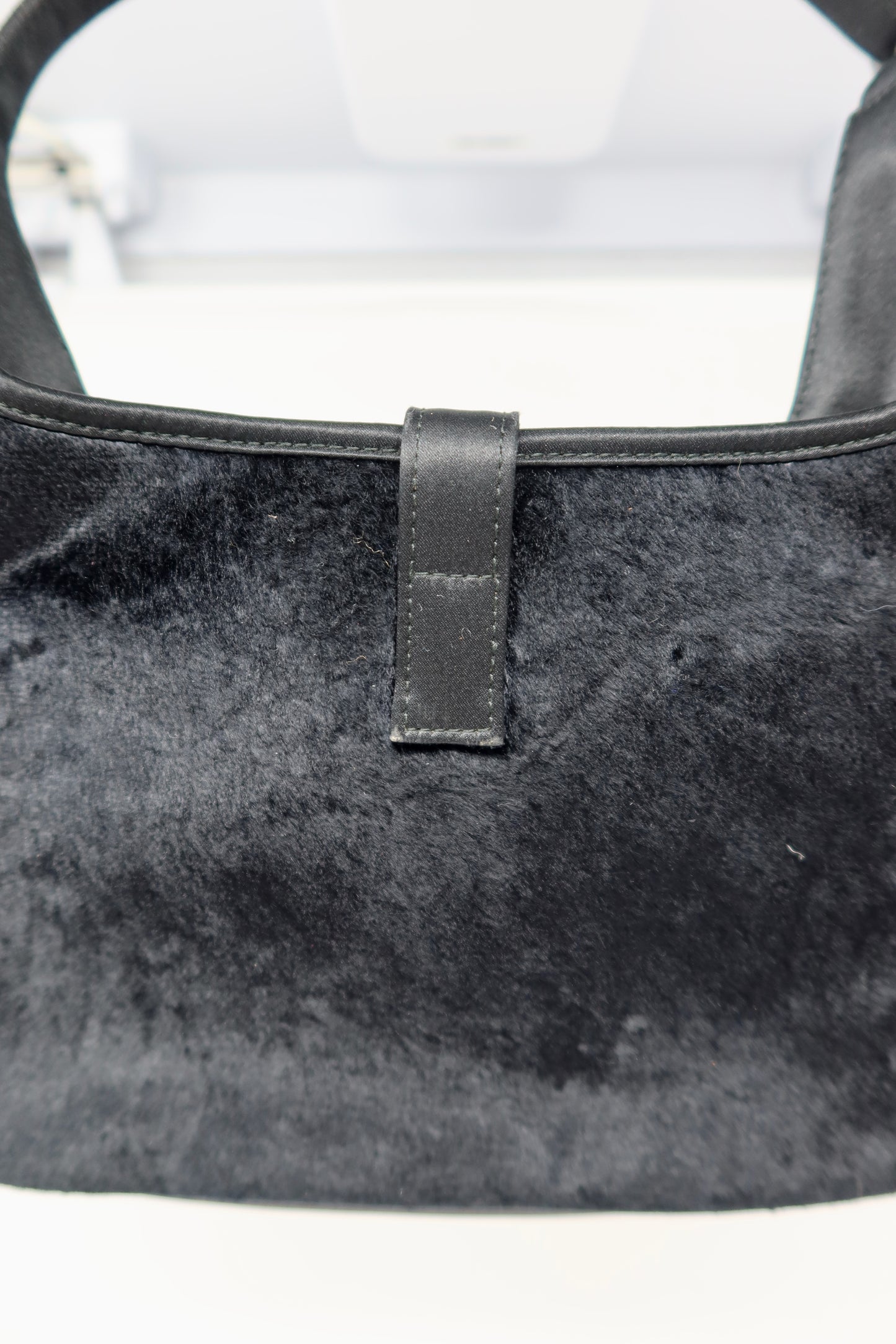 Gucci Tom Ford Era Mini Jackie Black Pony Hair
