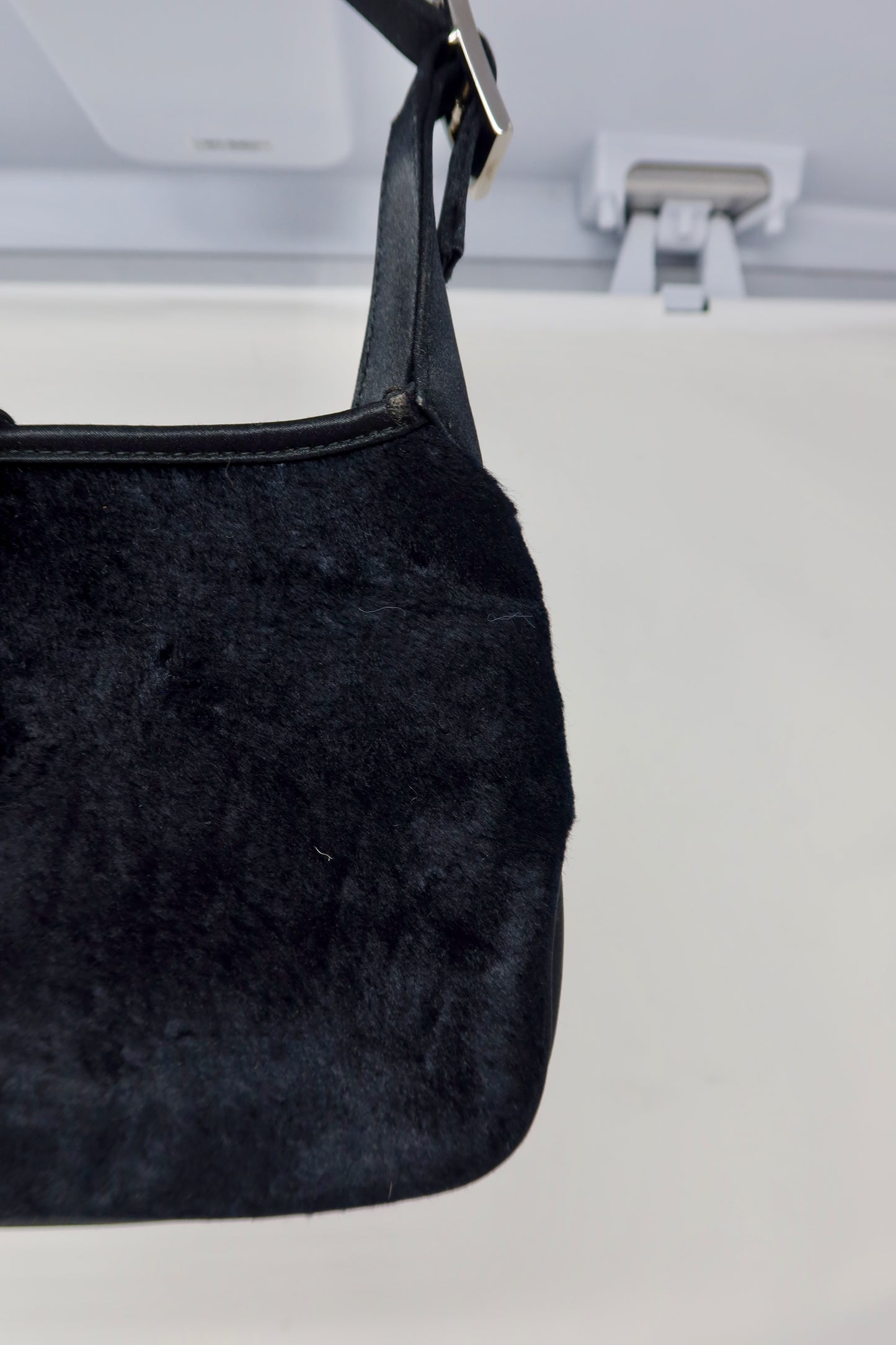 Gucci Tom Ford Era Mini Jackie Black Pony Hair