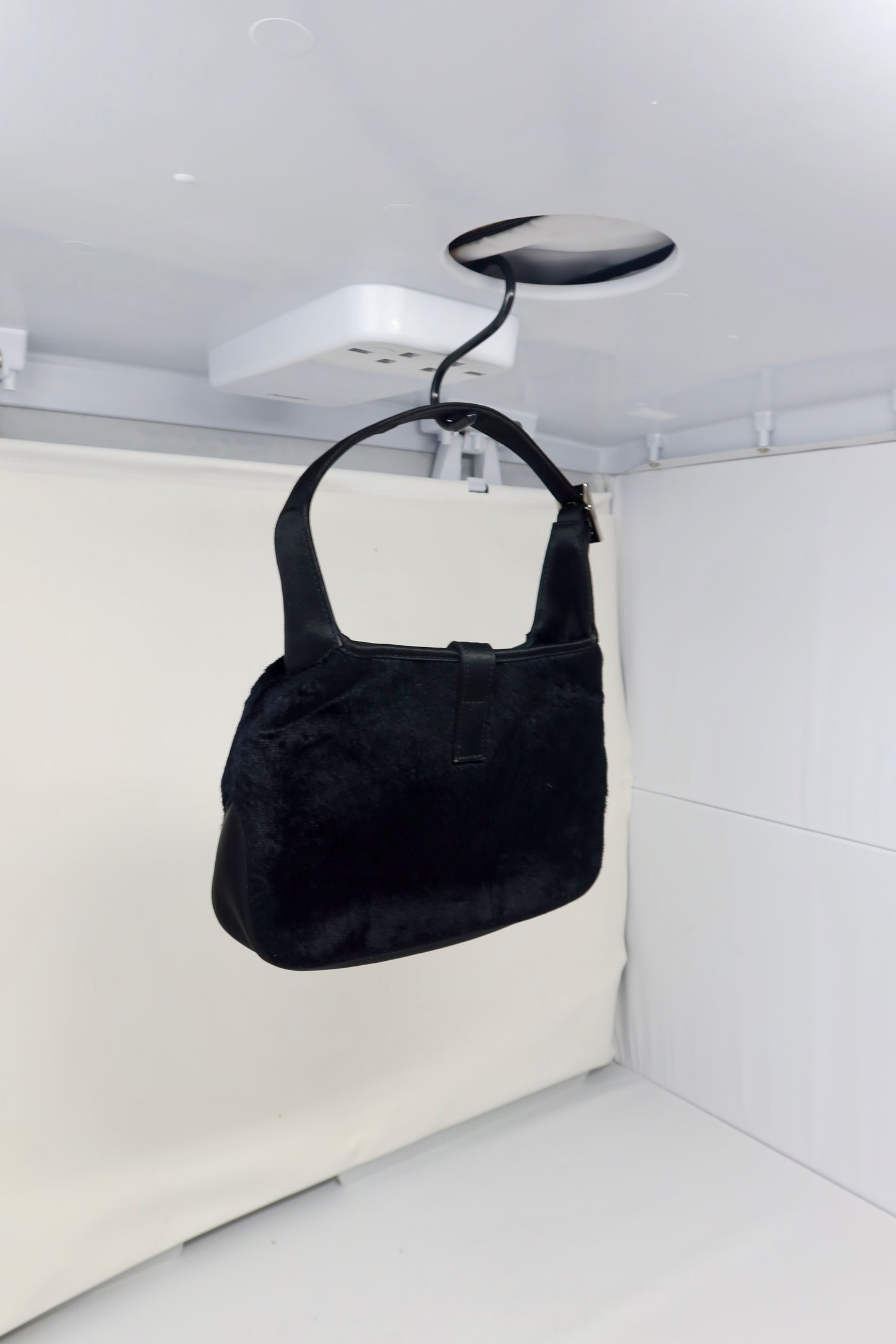 Gucci Tom Ford Era Mini Jackie Black Pony Hair