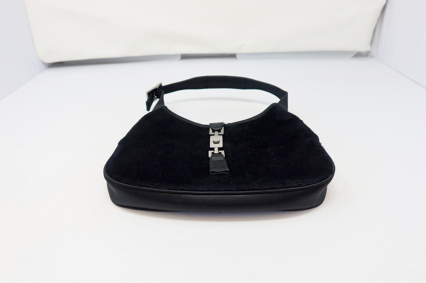 Gucci Tom Ford Era Mini Jackie Black Pony Hair