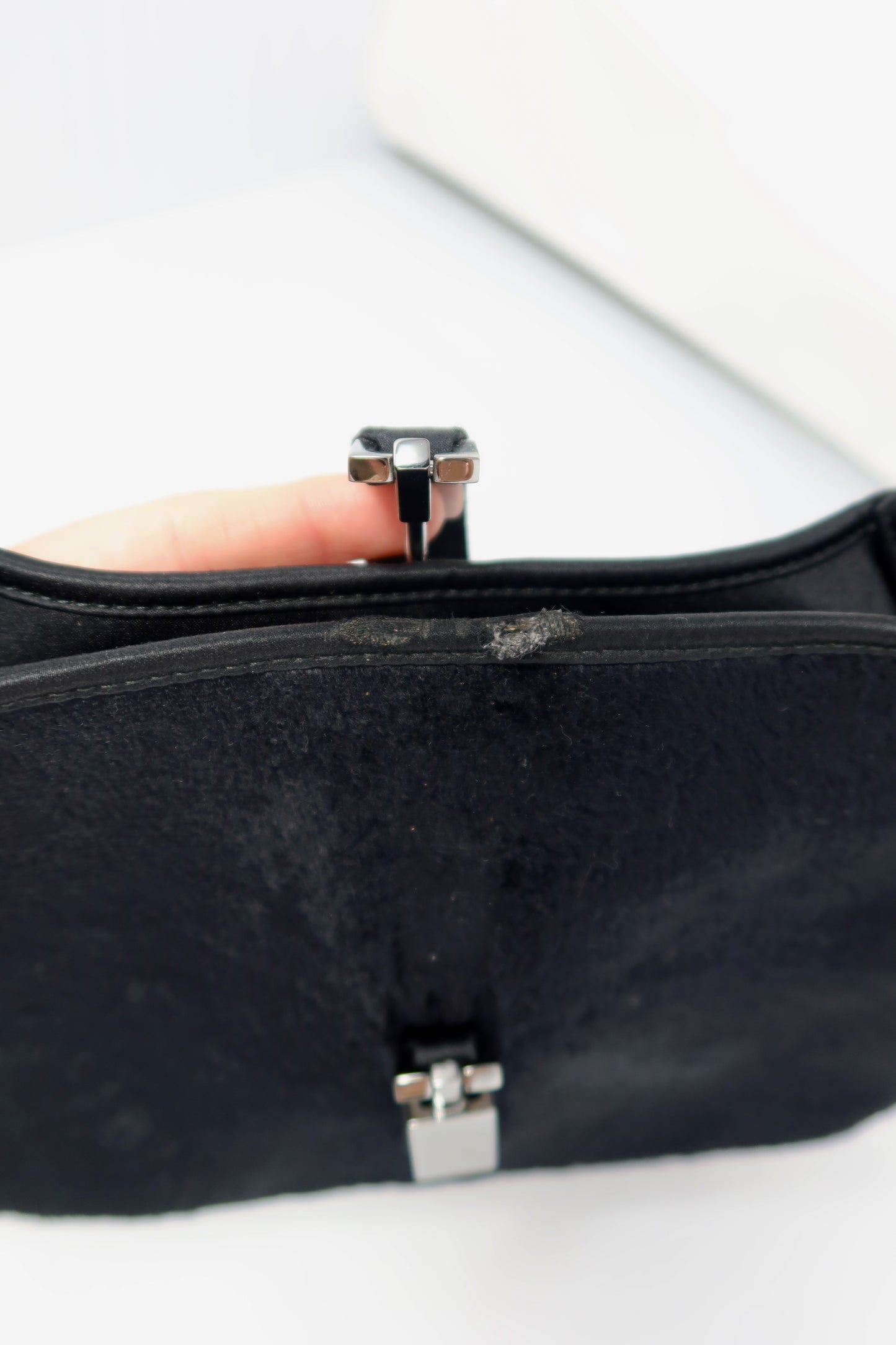 Gucci Tom Ford Era Mini Jackie Black Pony Hair
