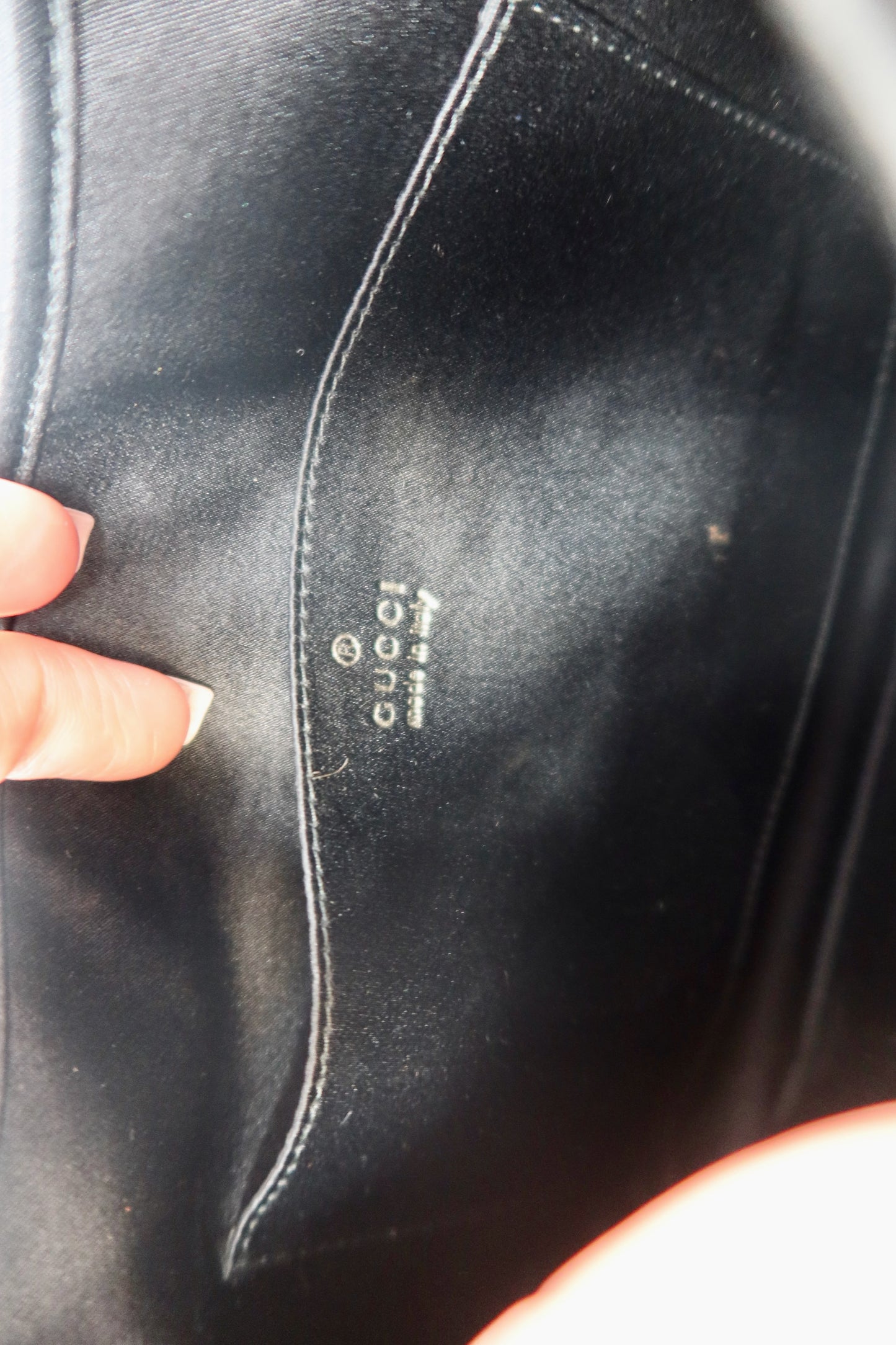 Gucci Tom Ford Era Mini Jackie Black Pony Hair